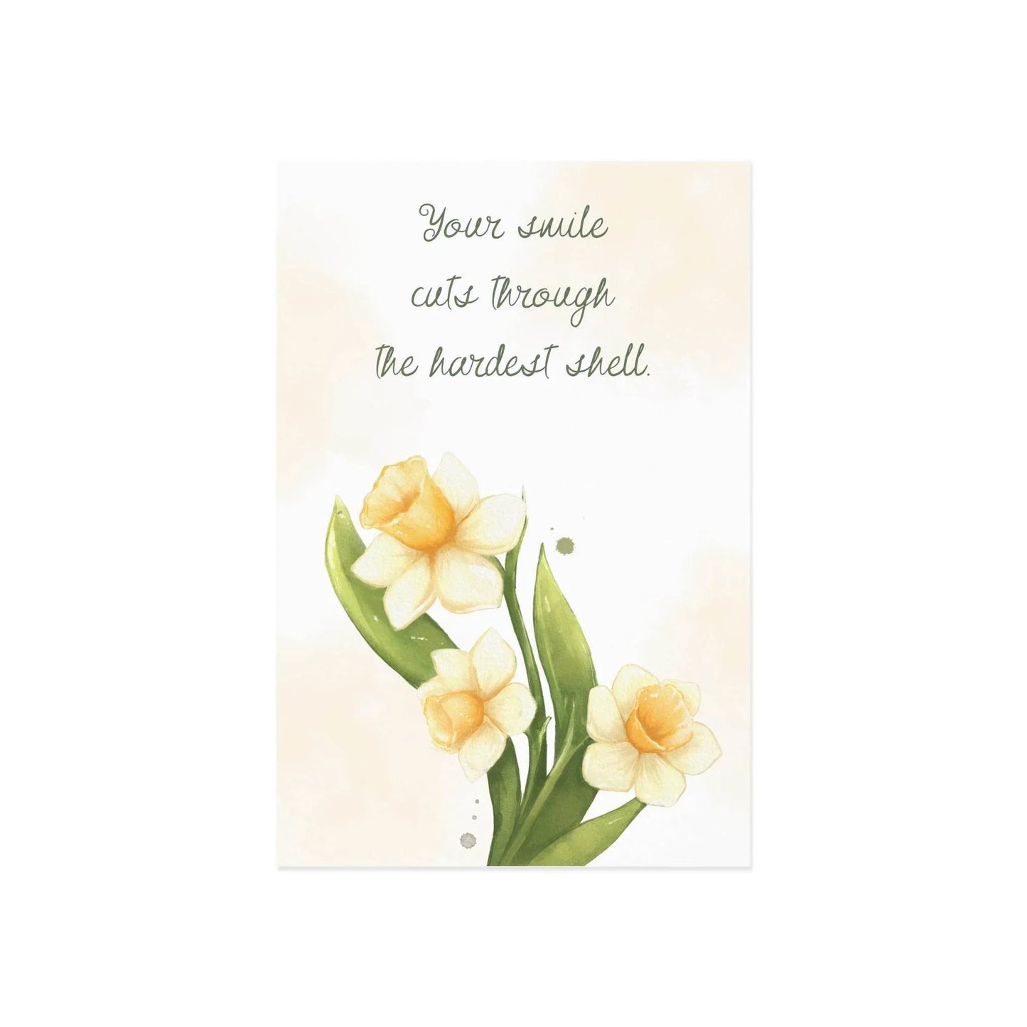 The Dreamer's Bookshop Affection "Your Smile" Art Print Card - The Dreamer's Bookshop.