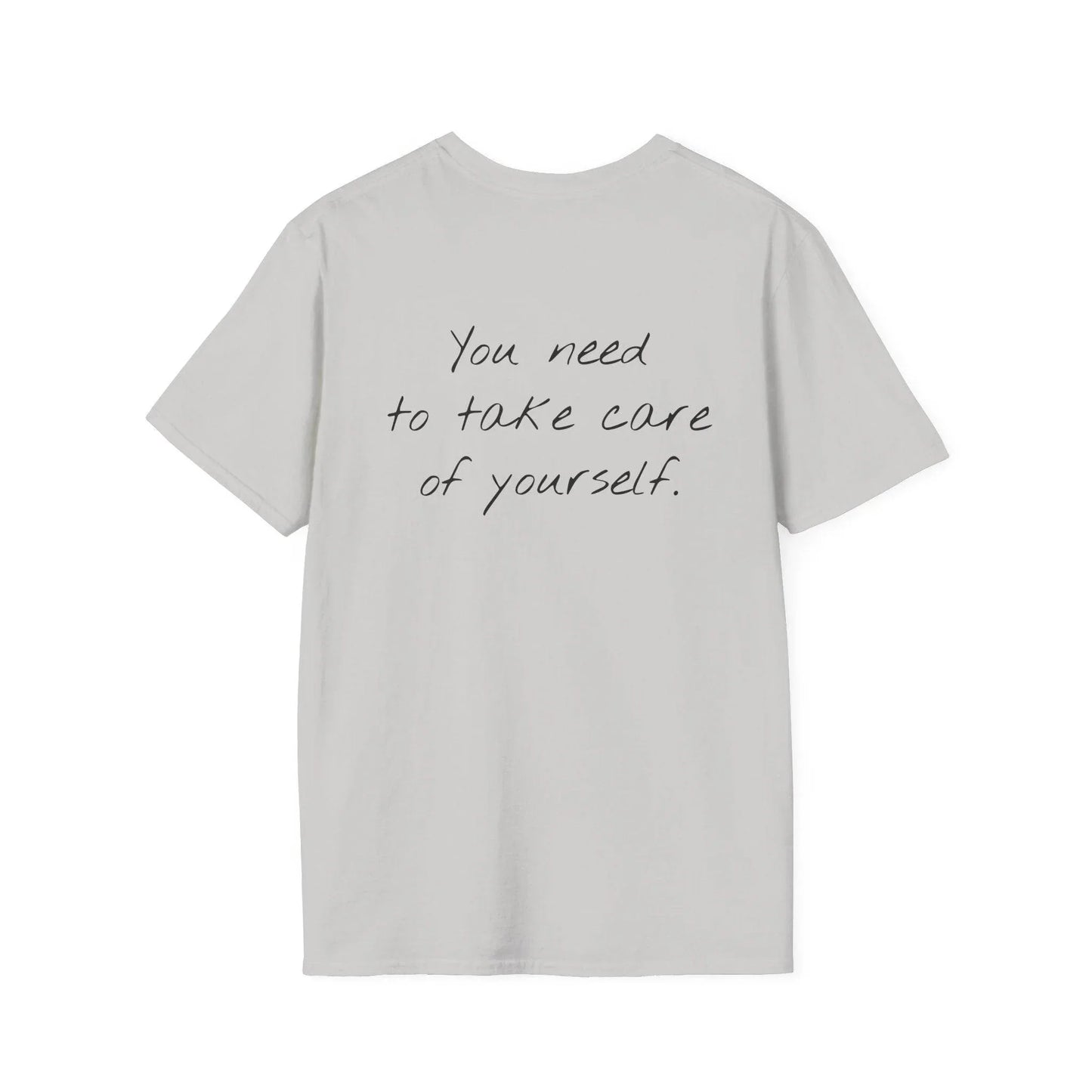 Unisex Softstyle T-Shirt - 'Take Care' Inspirational - The Dreamer's Bookshop.