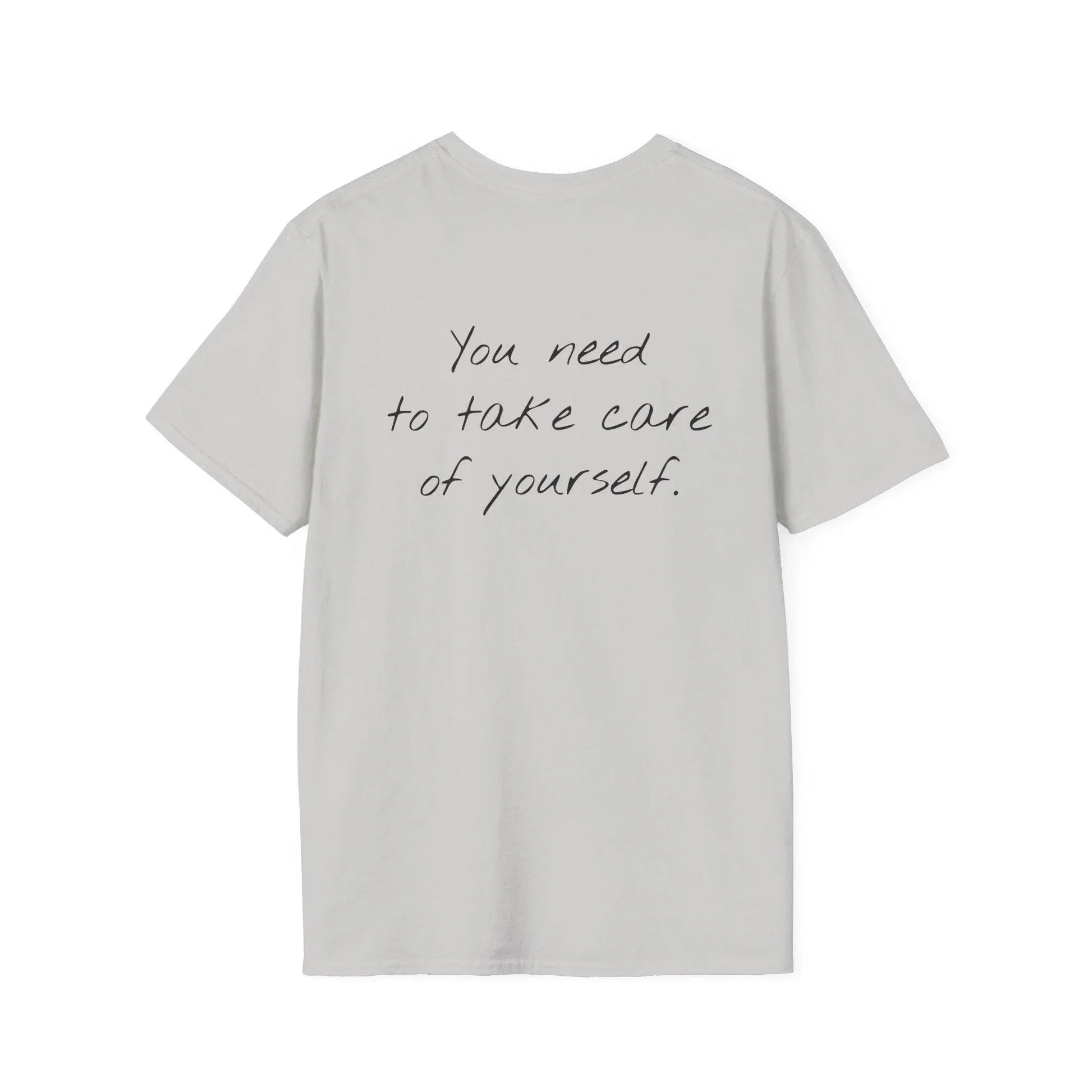 Unisex Softstyle T-Shirt - 'Take Care' Inspirational - The Dreamer's Bookshop.