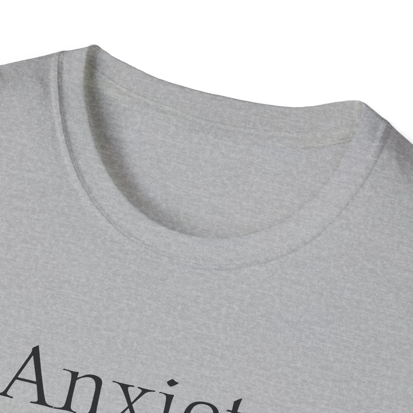Anxiety Warrior Unisex Softstyle T-Shirt - Empowering Battle Against Mental Health - The Dreamer's Bookshop.