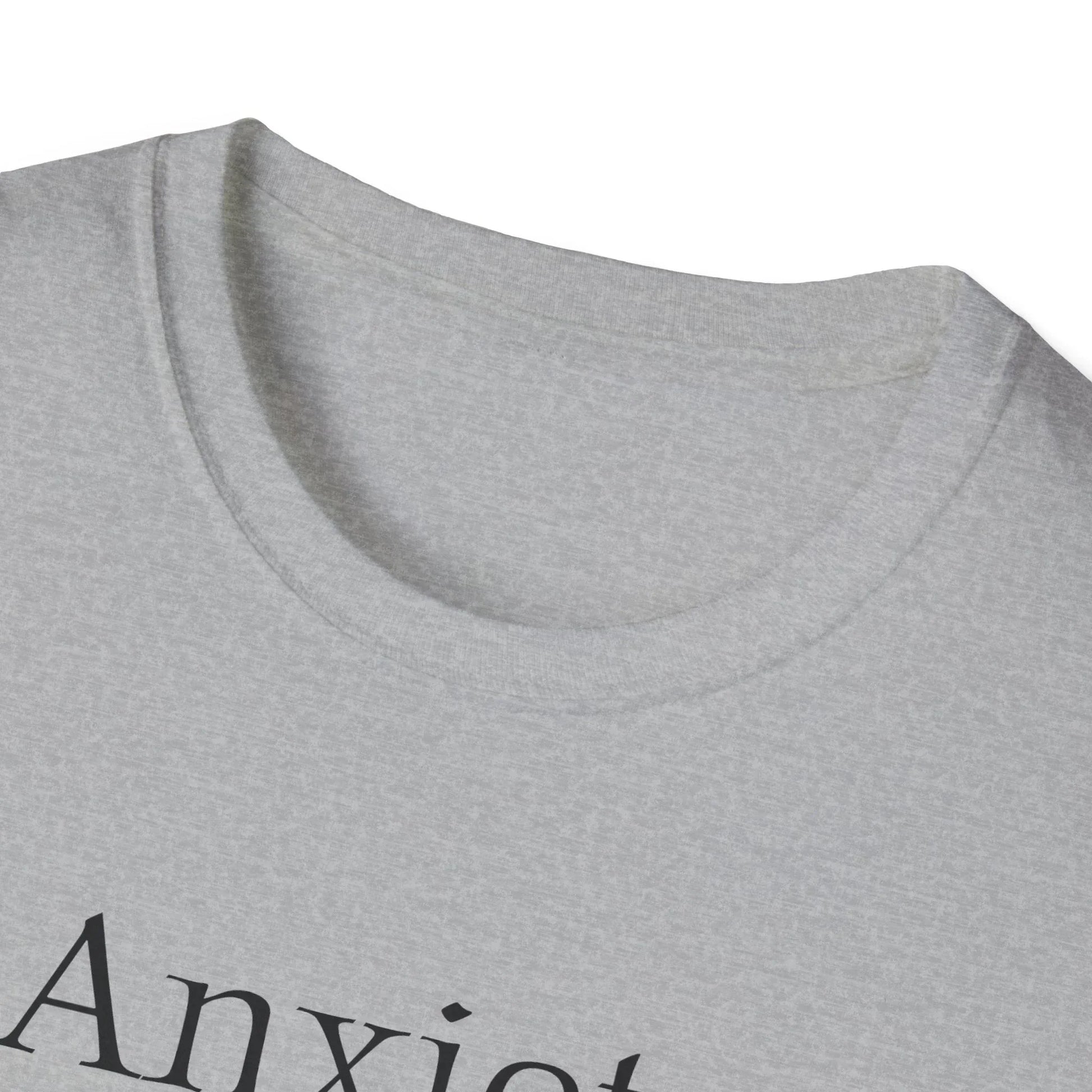 Anxiety Warrior Unisex Softstyle T-Shirt - Empowering Battle Against Mental Health - The Dreamer's Bookshop.