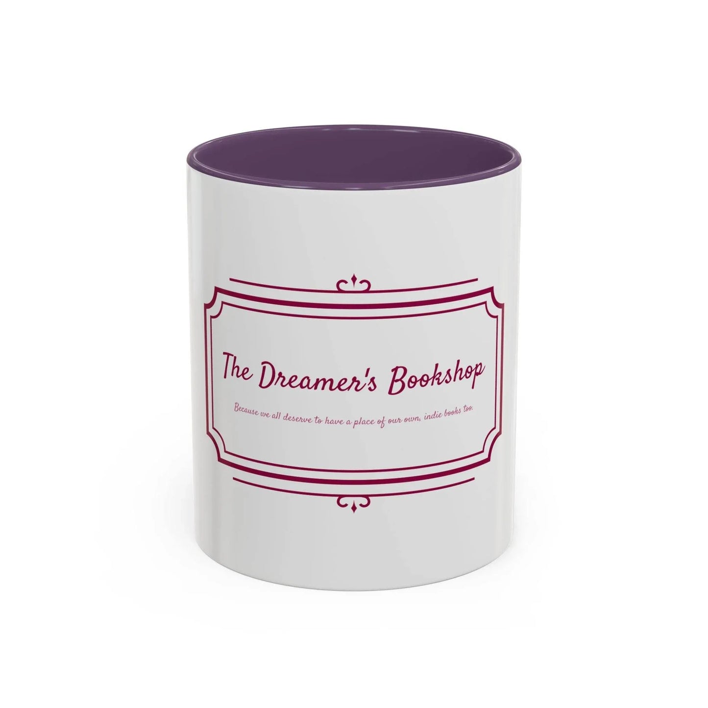 Dreamer's Bookshop Accent Coffee Mug - Perfect Gift for Book Lovers - The Dreamer's Bookshop.