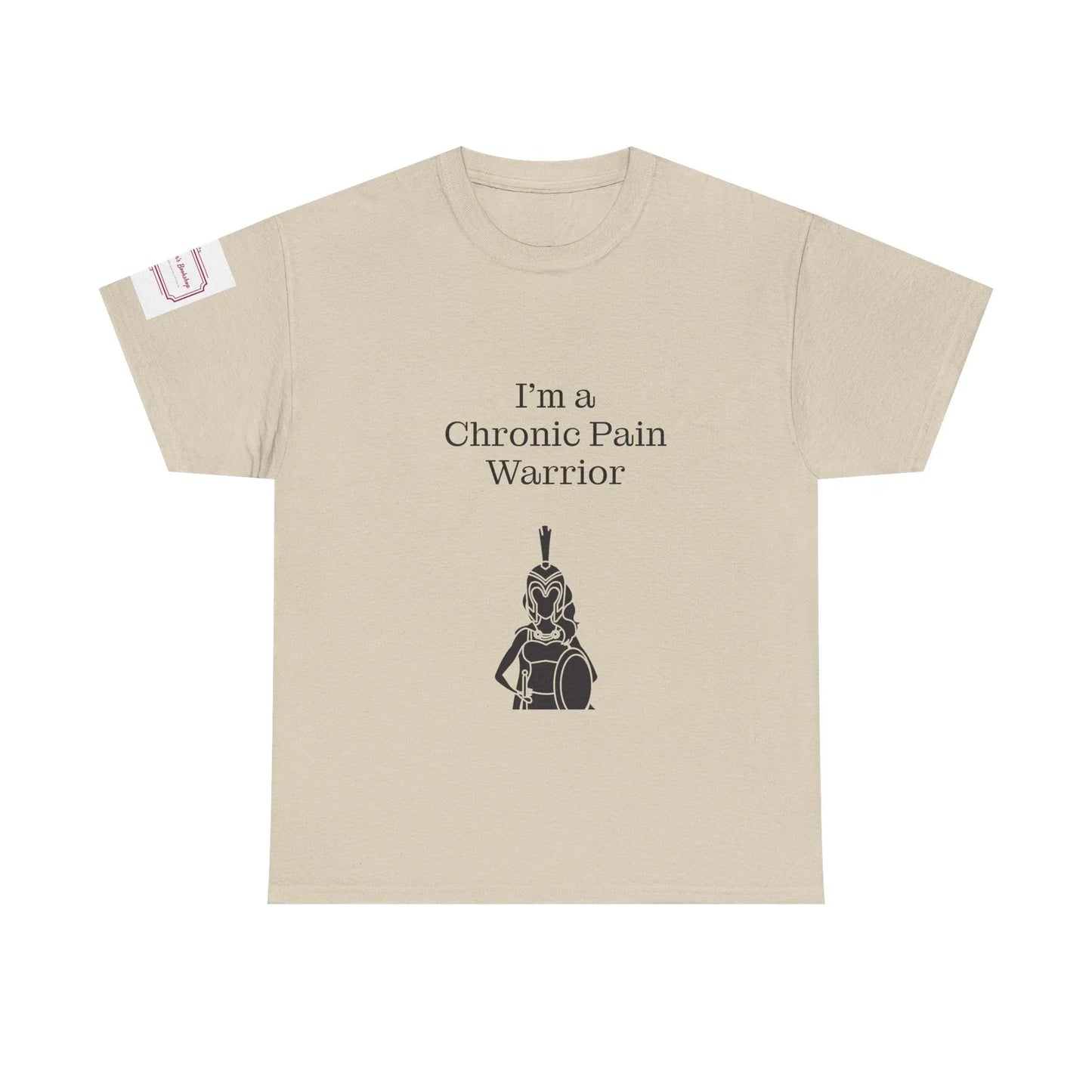 Chronic Pain Warrior Unisex Heavy Cotton Tee - Empowering Apparel for Health Awareness - The Dreamer's Bookshop.