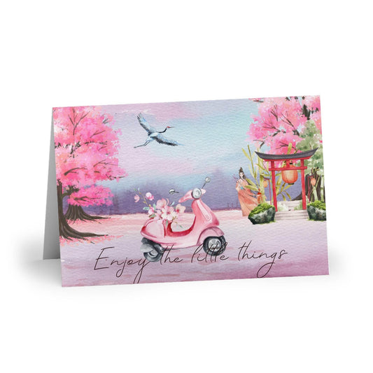 The Dreamer's Bookshop "Japanese Zen" Enjoy the Little Things Card - The Dreamer's Bookshop.