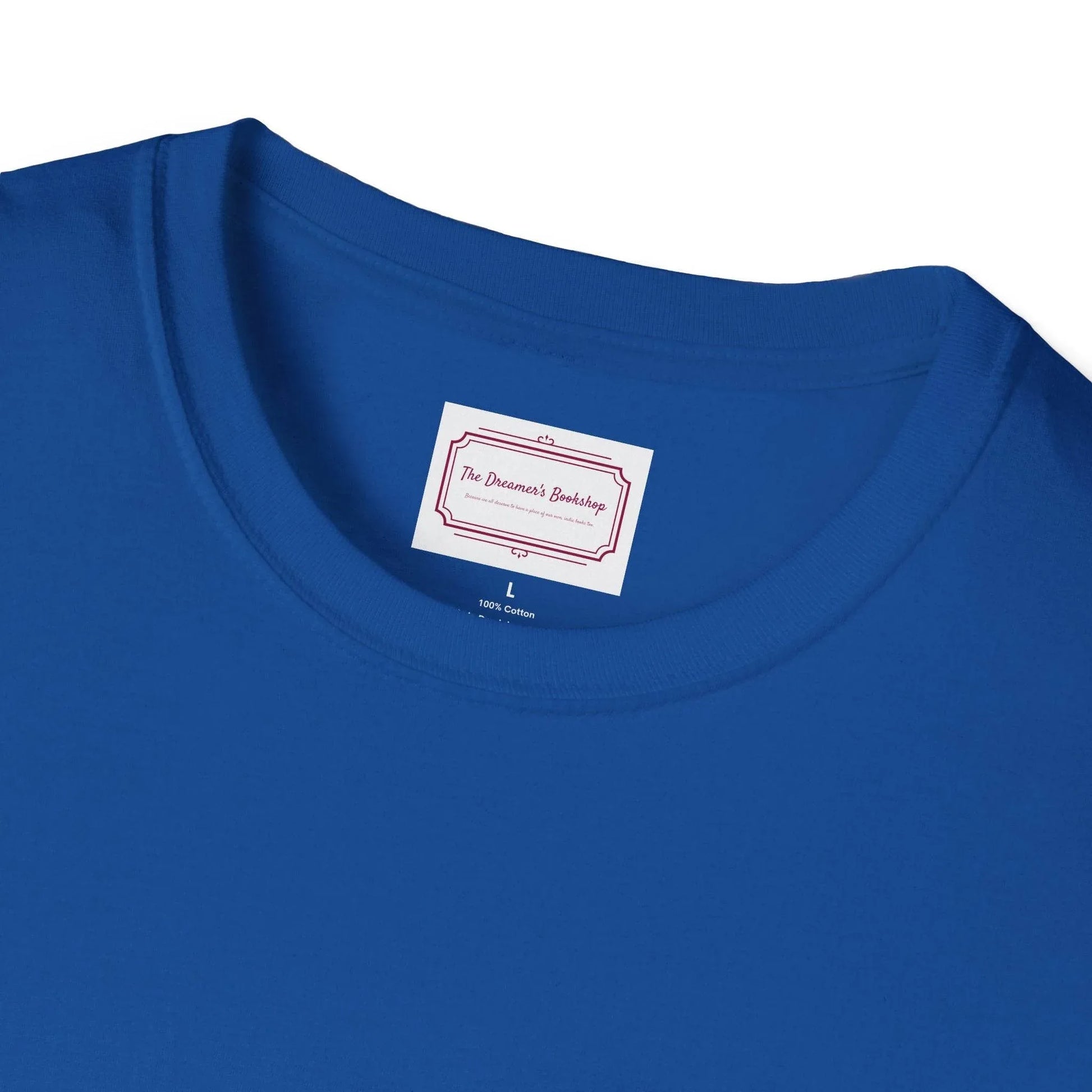 Inspirational Unisex Softstyle T-Shirt - Only those who never dare - The Dreamer's Bookshop.