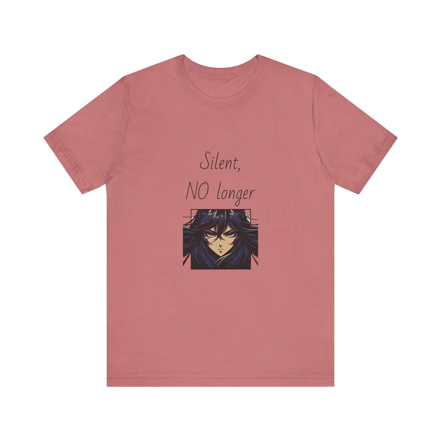 Fierce Survivor Unisex Short Sleeve Tee - Silent, NO longer - The Dreamer's Bookshop.