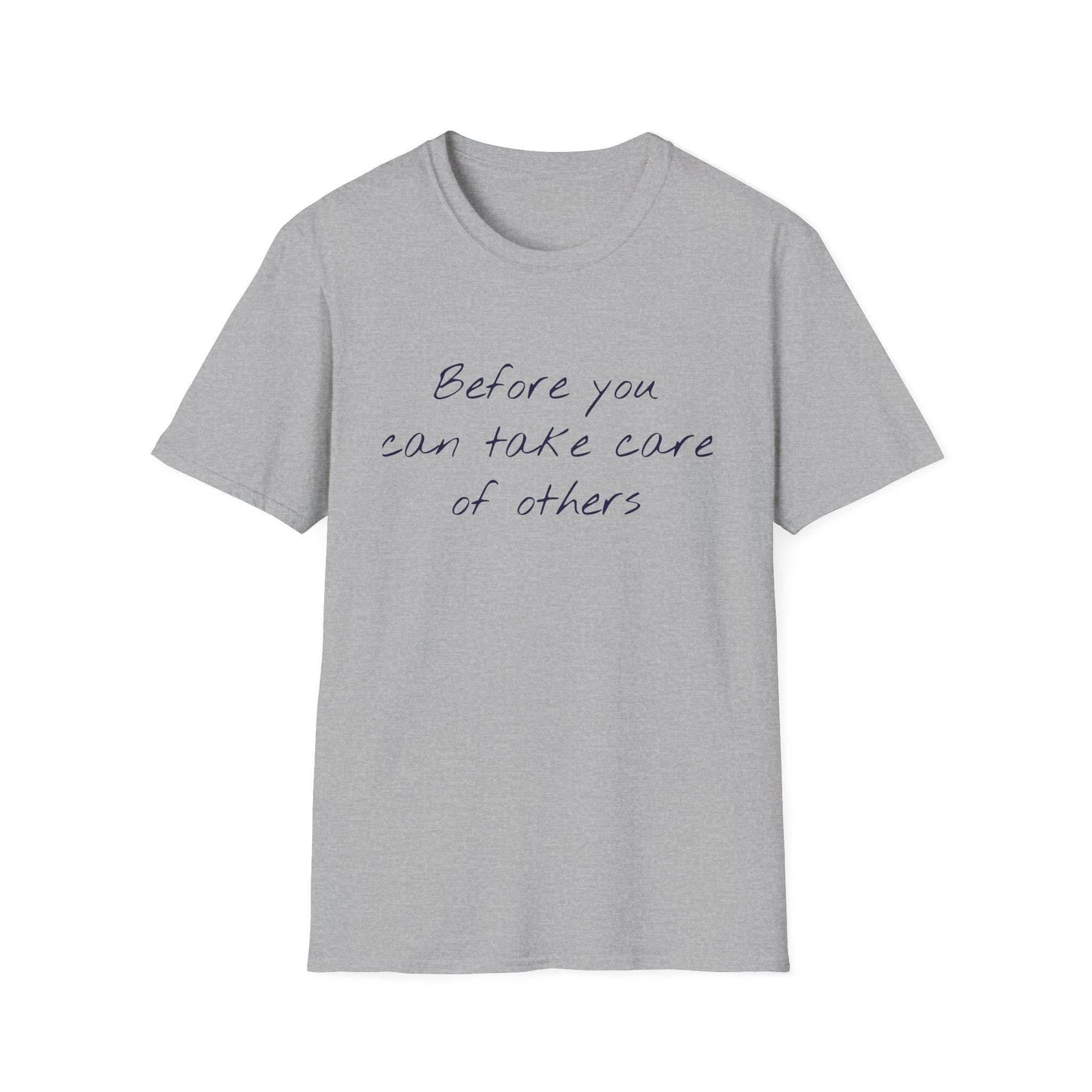 Unisex Softstyle T-Shirt - 'Take Care' Inspirational - The Dreamer's Bookshop.