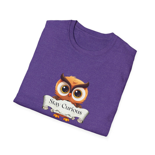 Inspirational Unisex Softstyle T-Shirt - Stay Curious