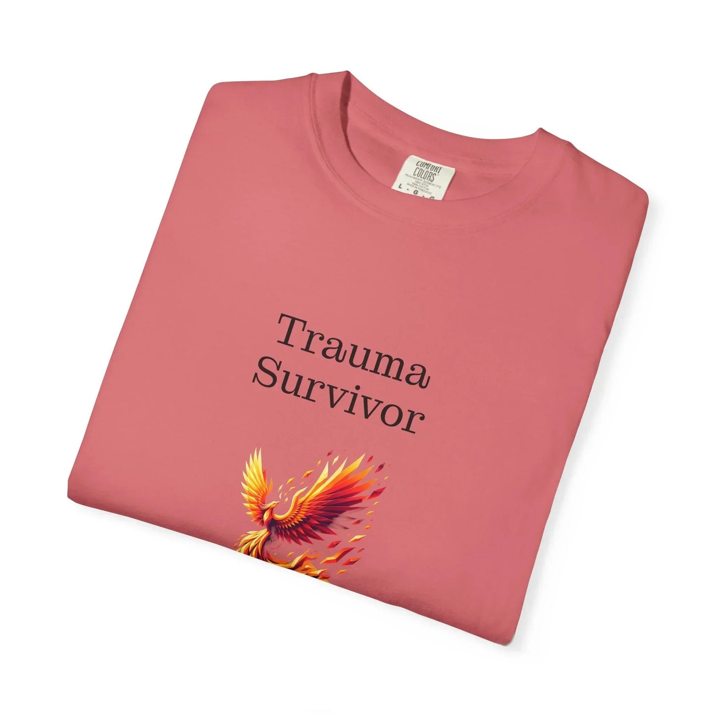 Trauma Survivor Unisex Garment-Dyed T-shirt - Inspirational Motivational Tee - The Dreamer's Bookshop.