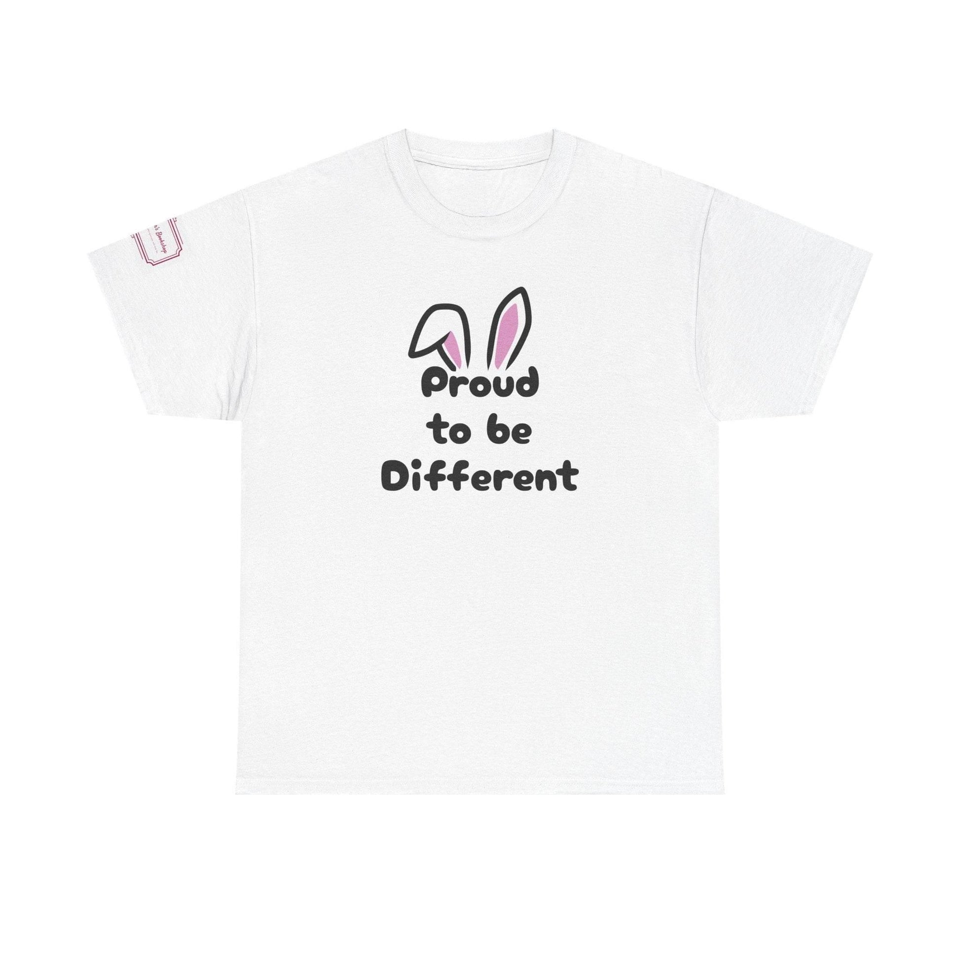 Proud to be Different Unisex Heavy Cotton Tee - Celebrate Individuality - The Dreamer's Bookshop.