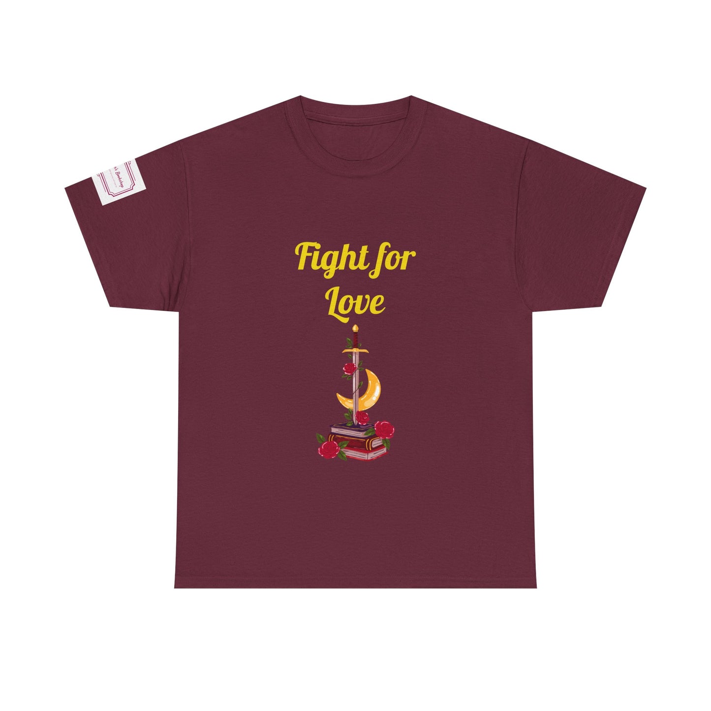 UK - Fight for Love -  Unisex Heavy Cotton Tee - Romance Books