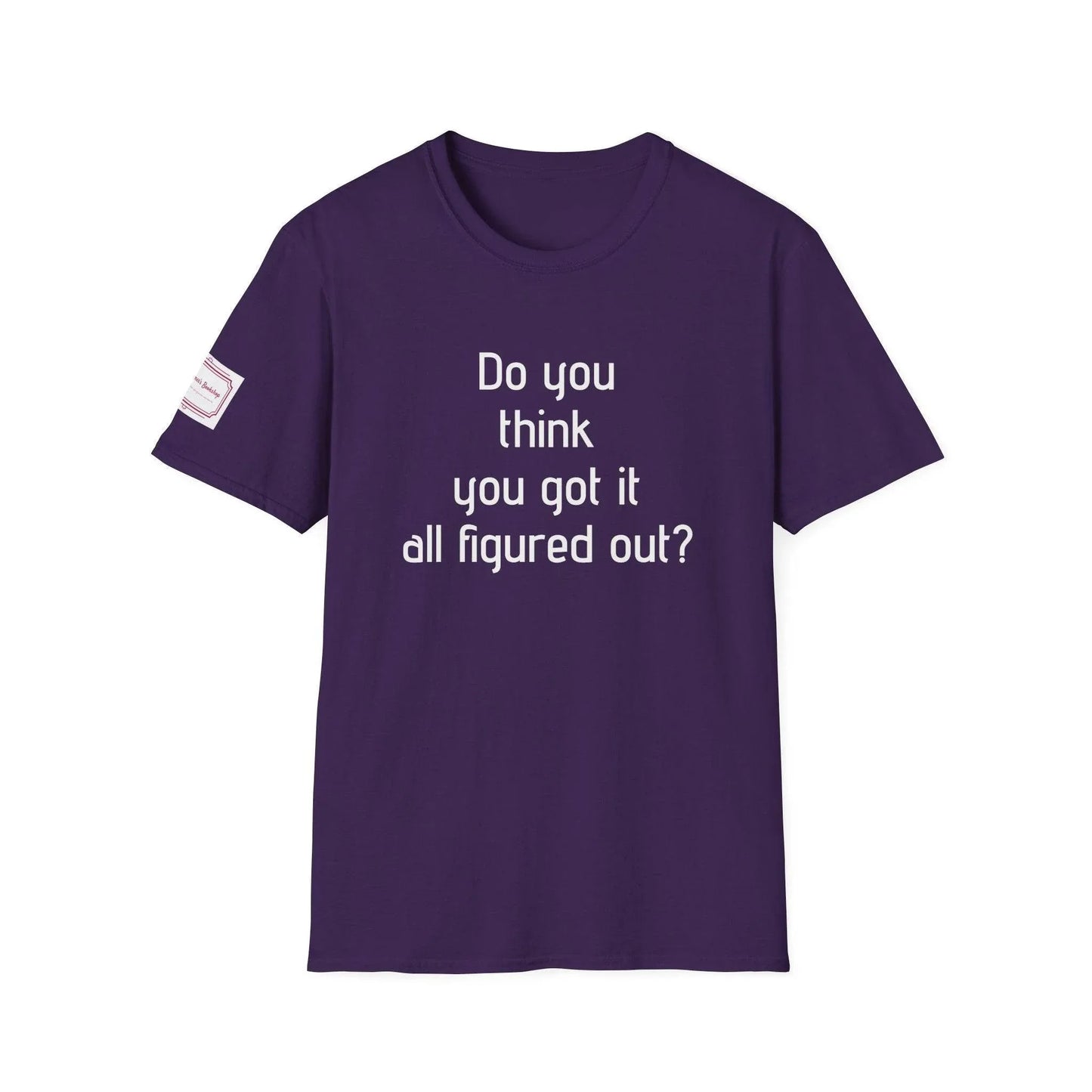 Inspirational Unisex Softstyle T-Shirt - 'Think Again' Motivational Design - The Dreamer's Bookshop.