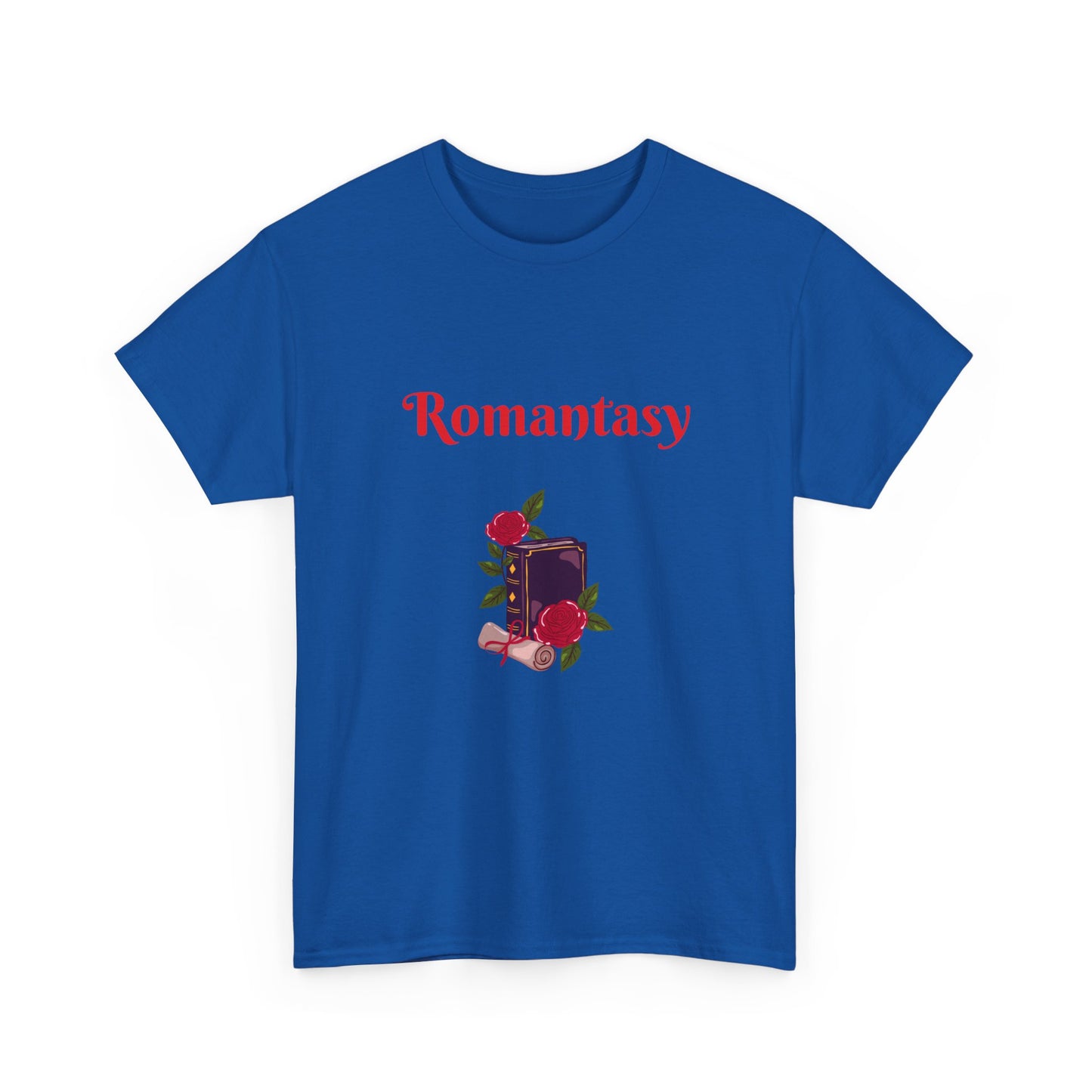 Fantasy -  Graphic Tee - Unisex Heavy Cotton T-Shirt Romantasy Books