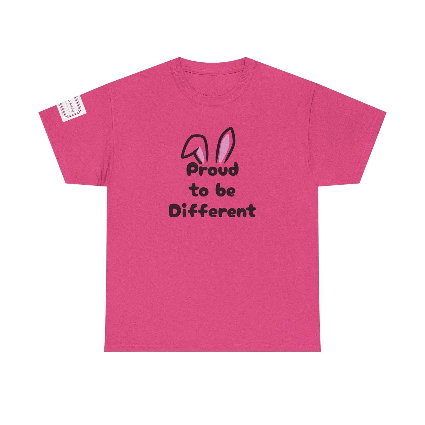Proud to be Different Unisex Heavy Cotton Tee - Celebrate Individuality - The Dreamer's Bookshop.