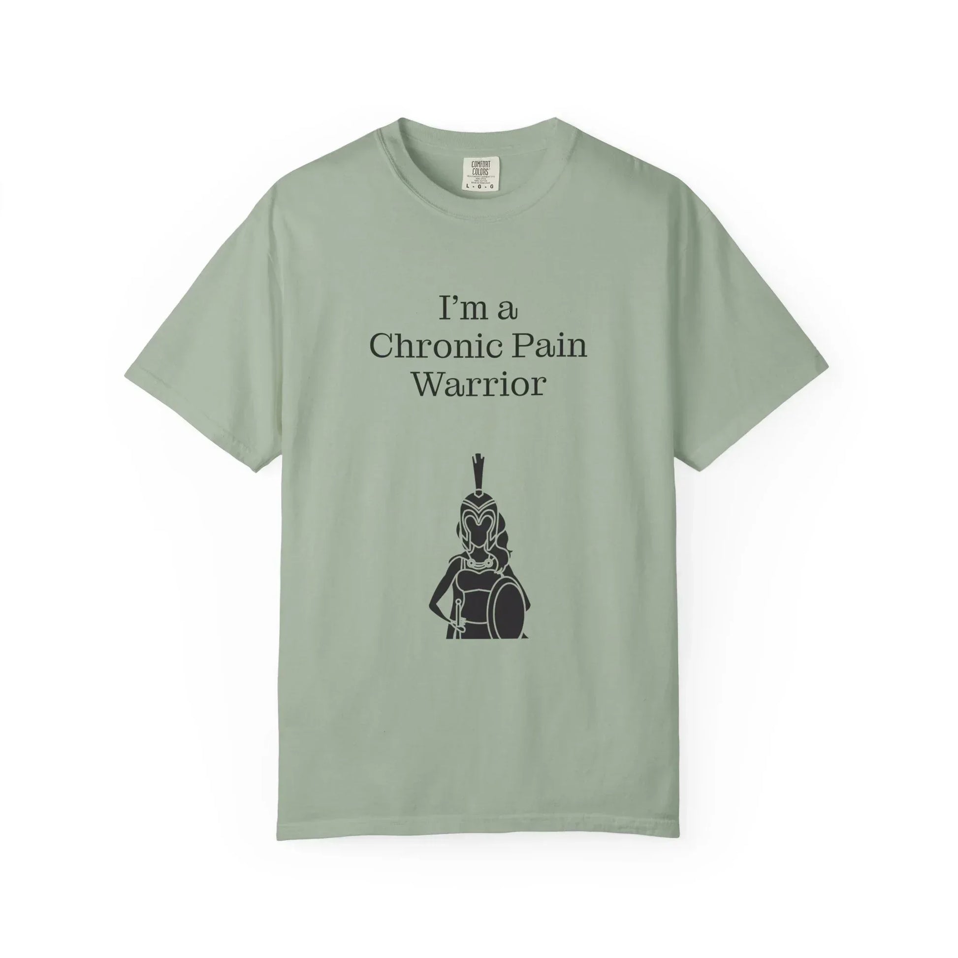 Chronic Pain Warrior Unisex Garment-Dyed T-Shirt - Empowering Supportive Apparel - The Dreamer's Bookshop.