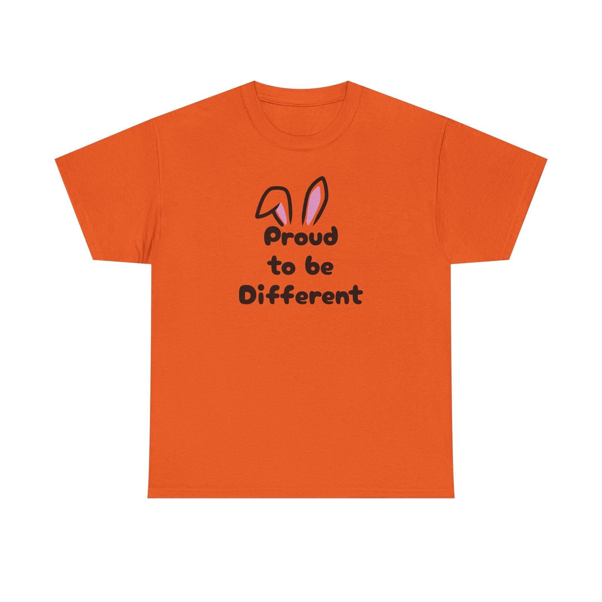 Proud to Be Different Unisex Heavy Cotton Tee - Celebrate Individuality - The Dreamer's Bookshop.