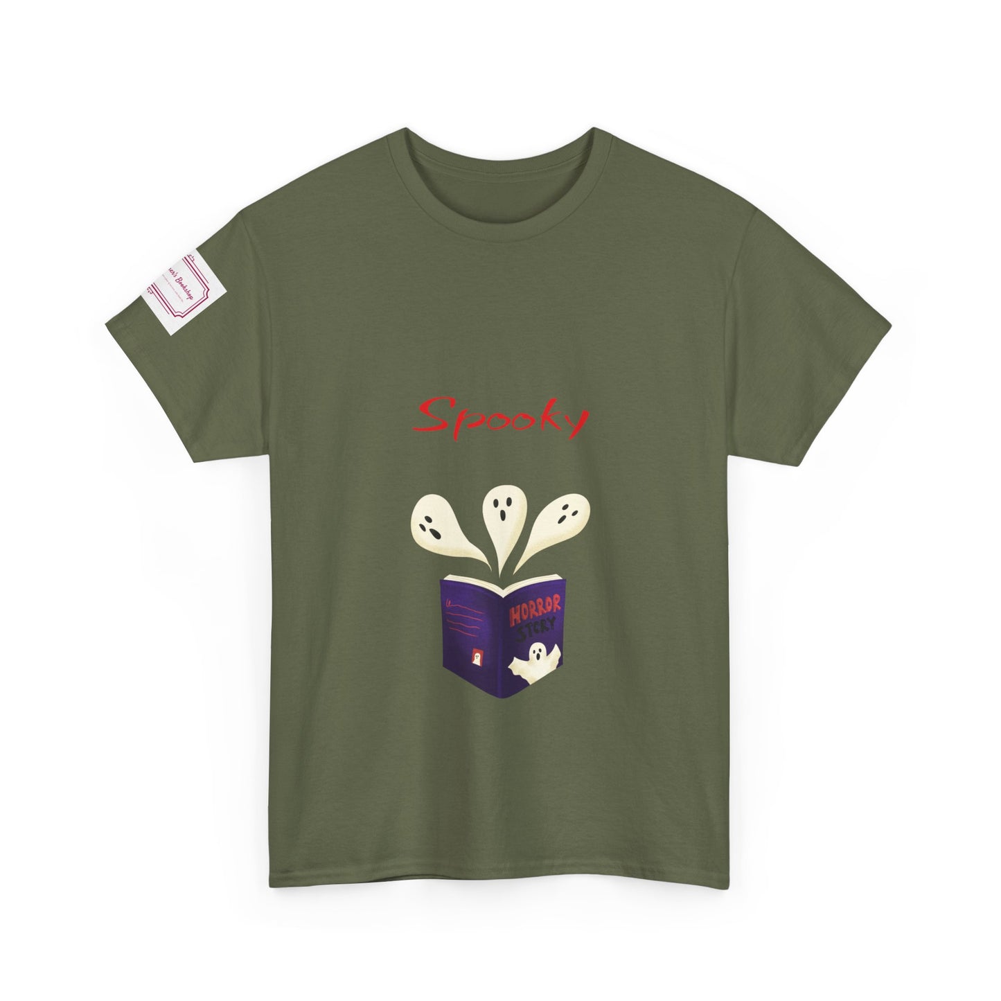 UK - Fiction -  Unisex Heavy Cotton Tee - Spooky Books