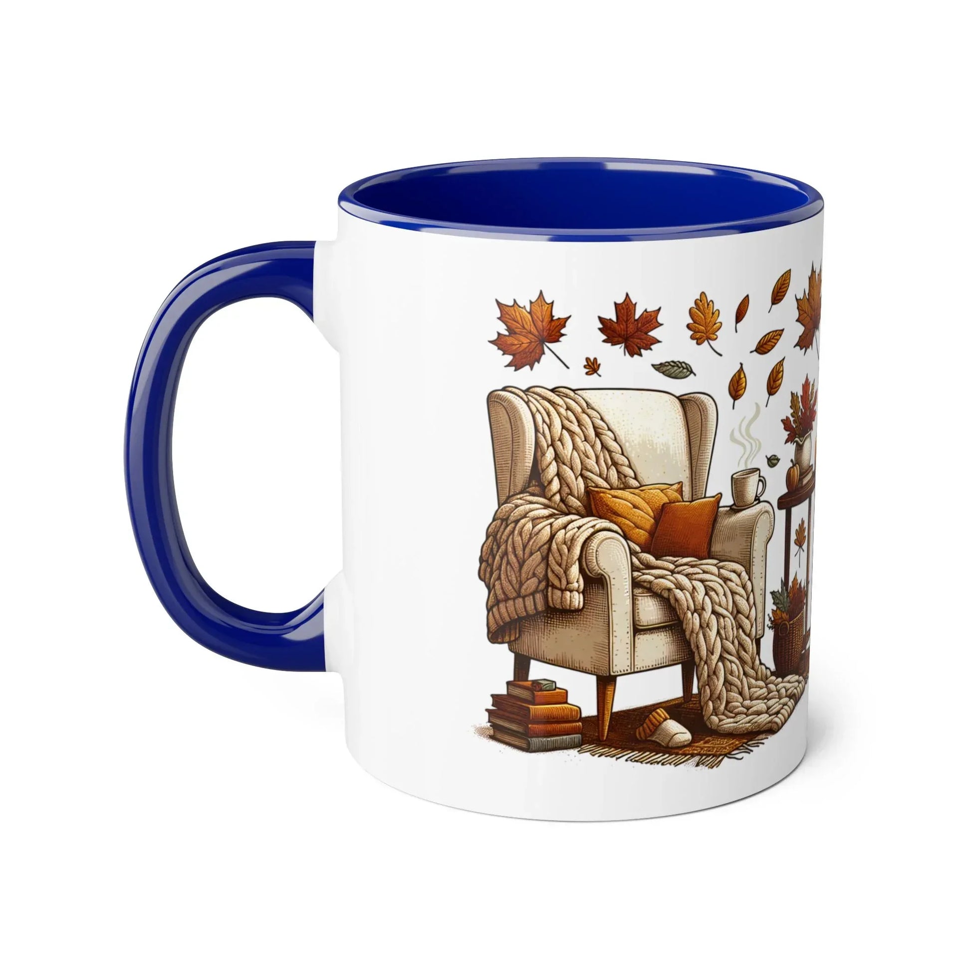 The Cosiness of Fall - 11oz Cup for Booklovers - The Dreamer's Bookshop.