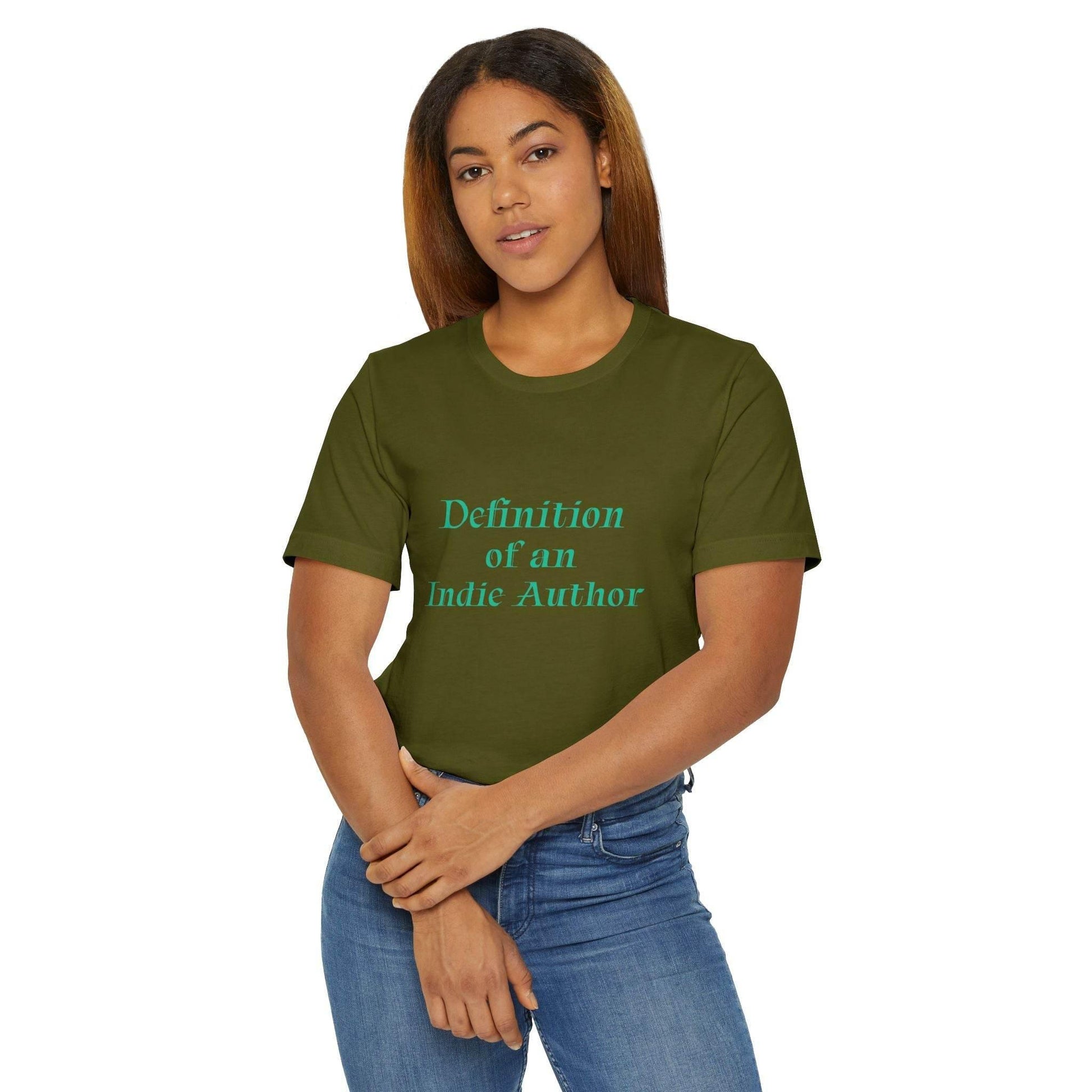 Unisex Jersey T-Shirt - 'Indie Author' Inspirational - The Dreamer's Bookshop.