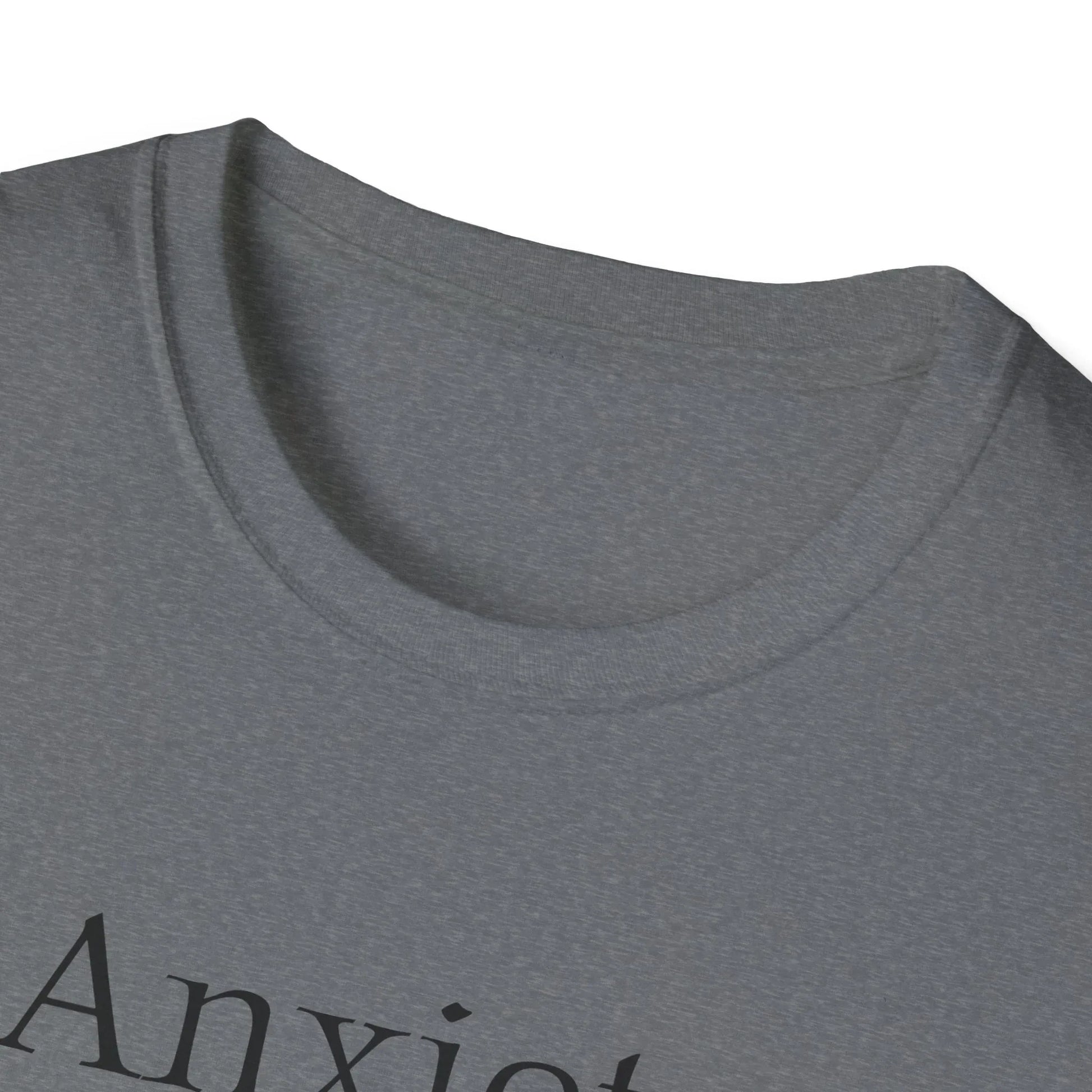 Anxiety Warrior Unisex Softstyle T-Shirt - Empowering Battle Against Mental Health - The Dreamer's Bookshop.
