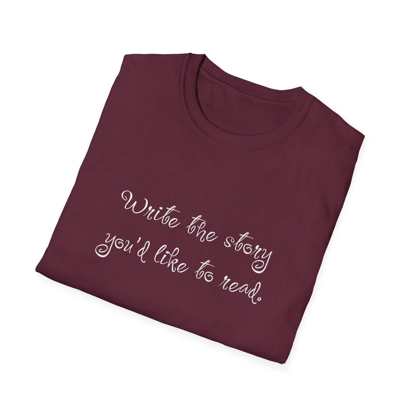 Inspirational Unisex Softstyle T-Shirt - Write the Story