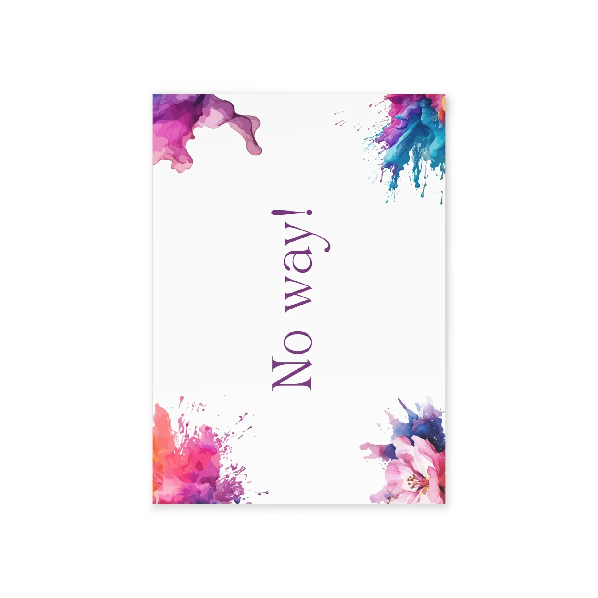 The Dreamer's Bookshop "No Way" Exclamation Card - The Dreamer's Bookshop.