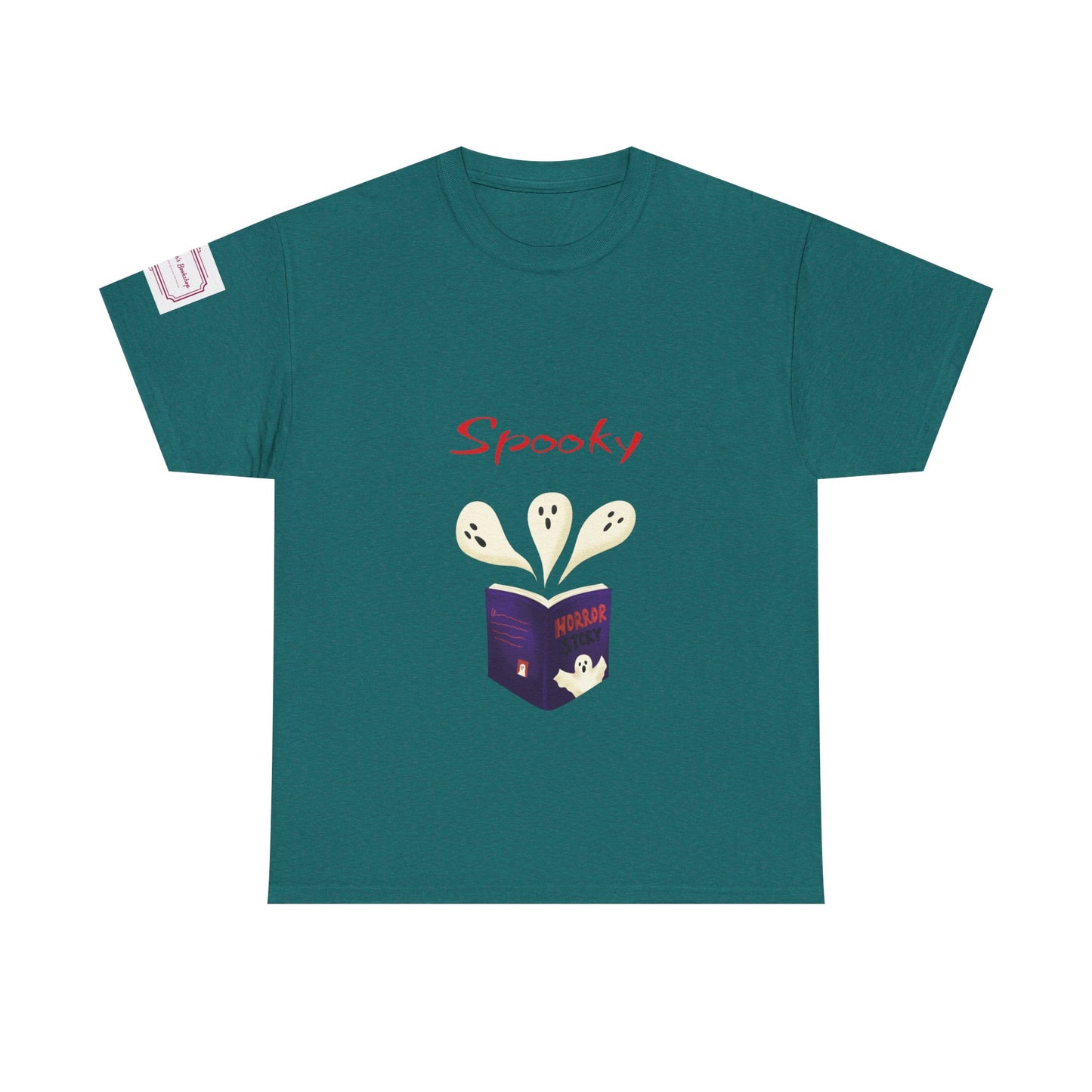 AU - Fiction - Unisex Heavy Cotton Tee - Spooky Books