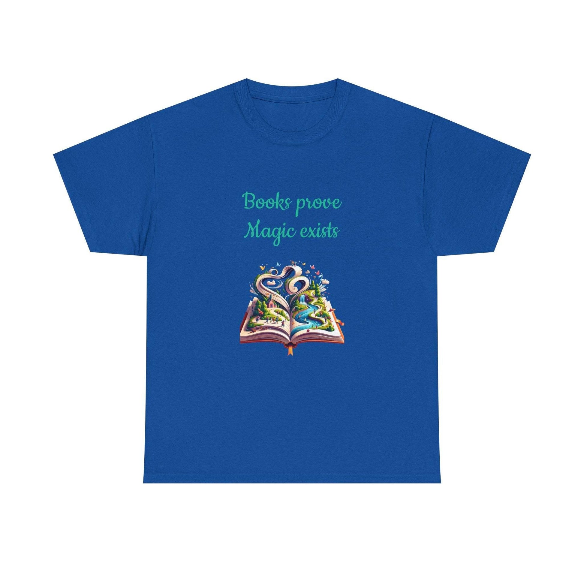 Magic Exists -A Unisex Heavy Cotton Tee - Perfect for Book Lovers - The Dreamer's Bookshop.