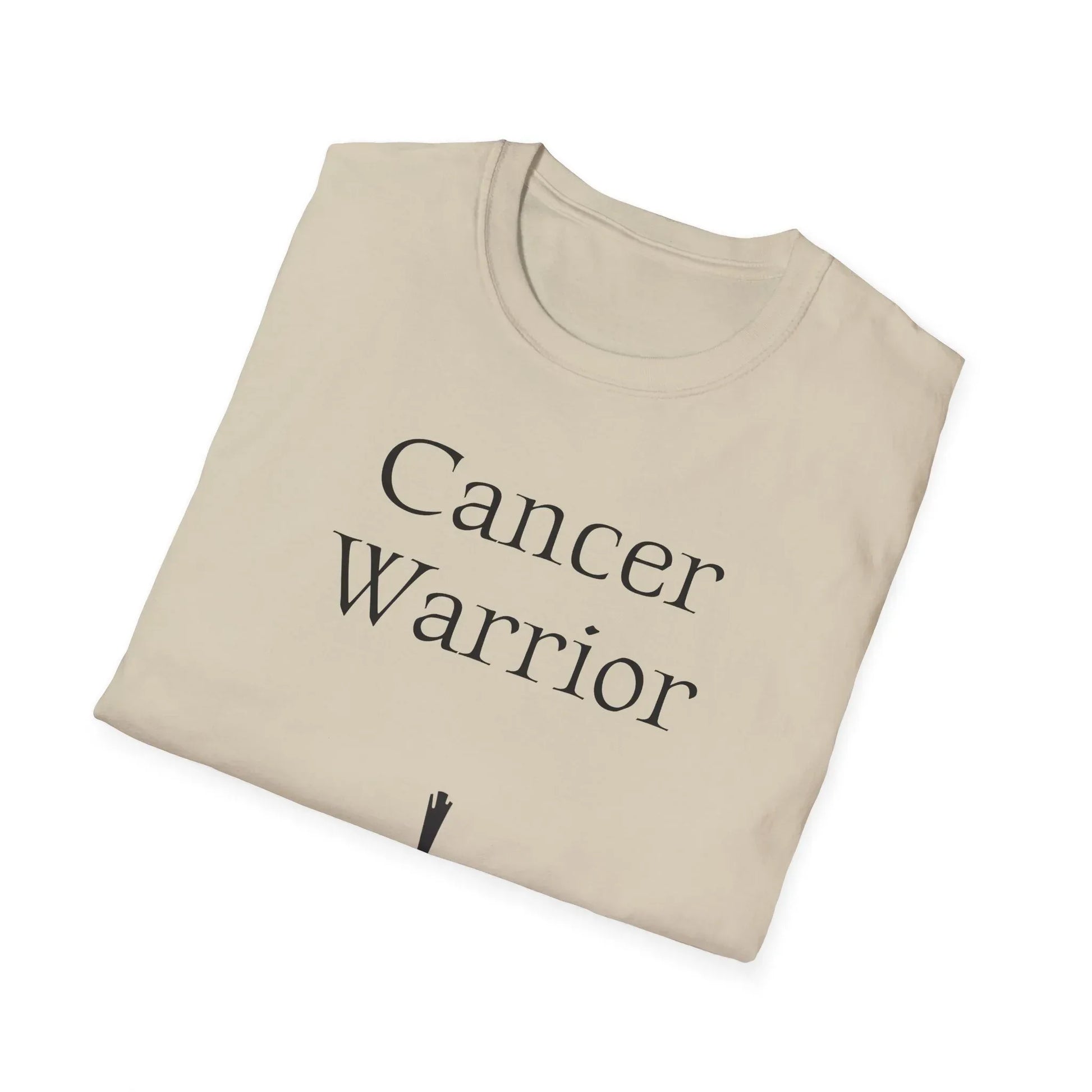 Cancer Warrior Unisex Softstyle T-Shirt - Empowering Graphic Tee for Women's Health Awarenes - The Dreamer's Bookshop.