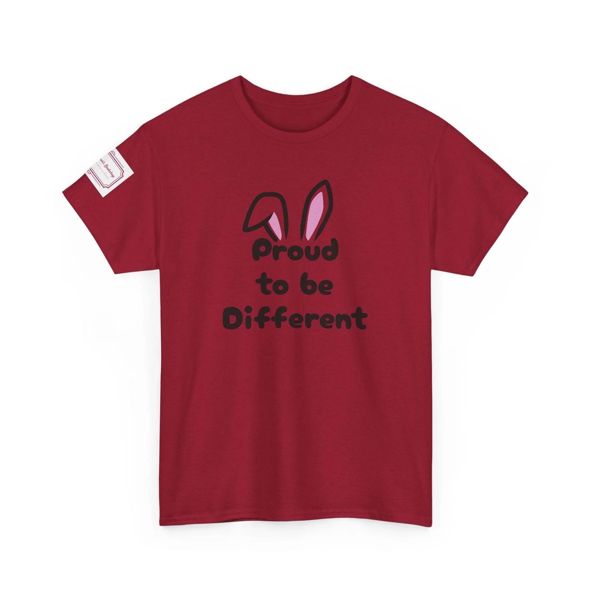 Proud to be Different Unisex Heavy Cotton Tee - Celebrate Individuality - The Dreamer's Bookshop.