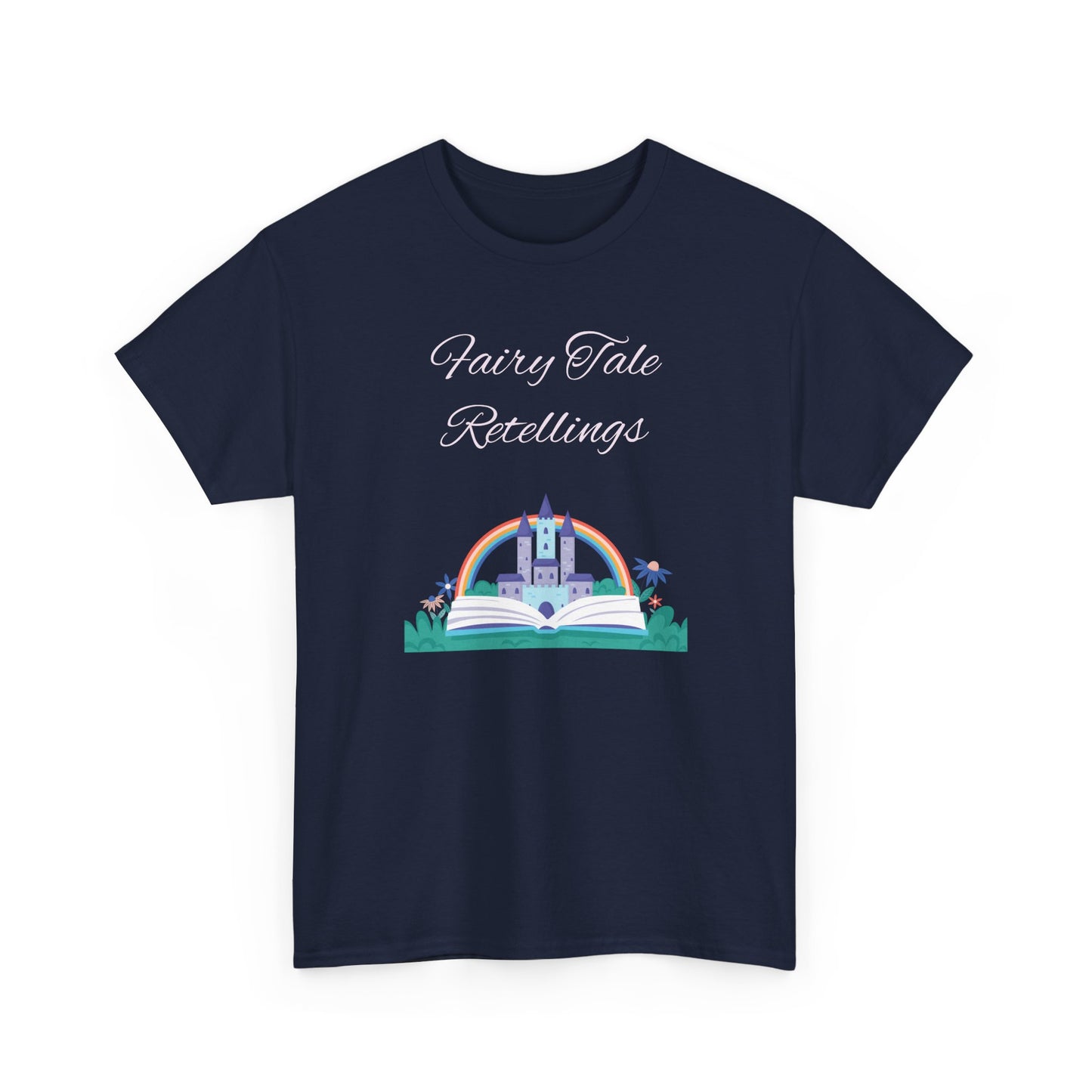 Fiction -  Graphic Tee - Unisex Heavy Cotton T-Shirt - Fairy Tale Retellings