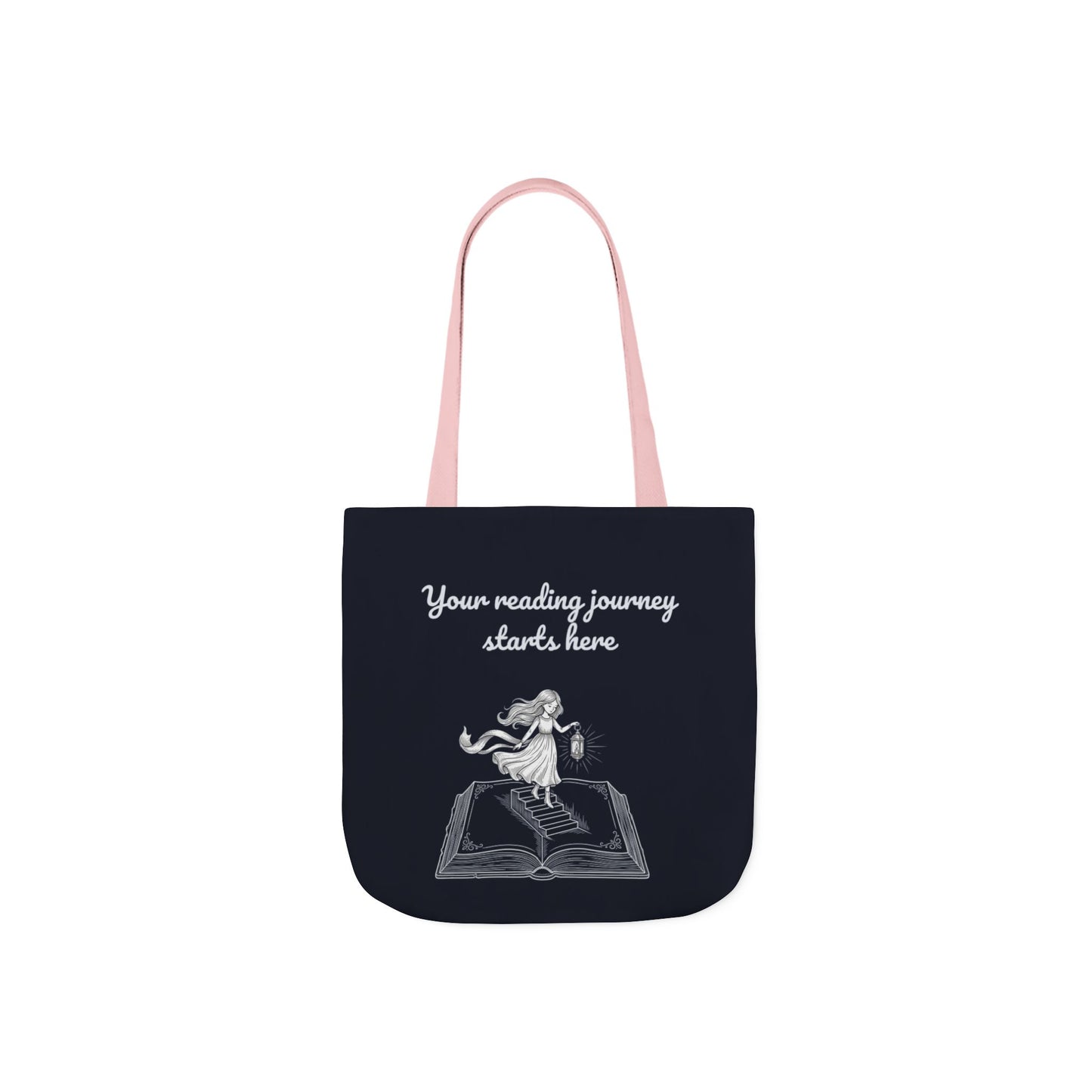 Whimsical Tote Bag - "Reading Journey"