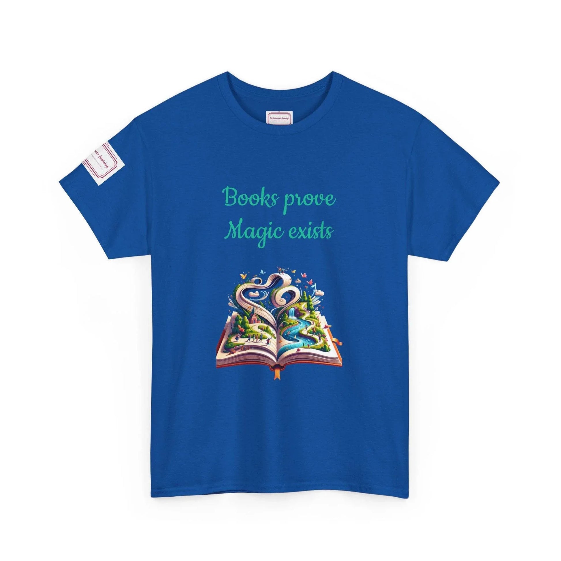 Magic exists - Unisex Heavy Cotton Tee - Perfect for Book Lovers - The Dreamer's Bookshop.