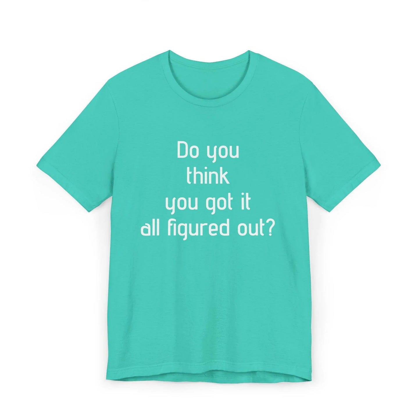 Inspirational Unisex Jersey T-Shirt - Think Again Vibe - The Dreamer's Bookshop.