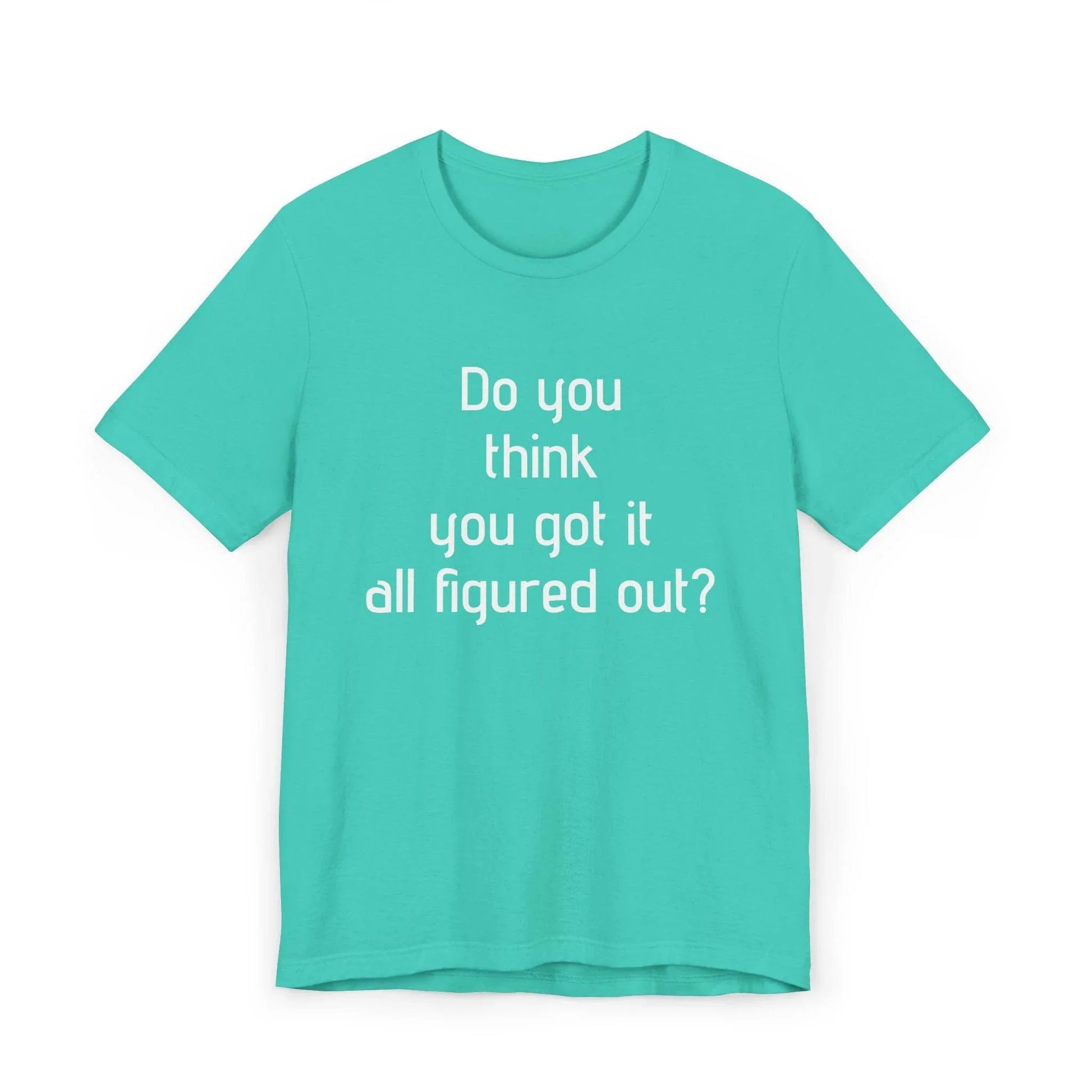 Inspirational Unisex Jersey T-Shirt - Think Again Vibe - The Dreamer's Bookshop.