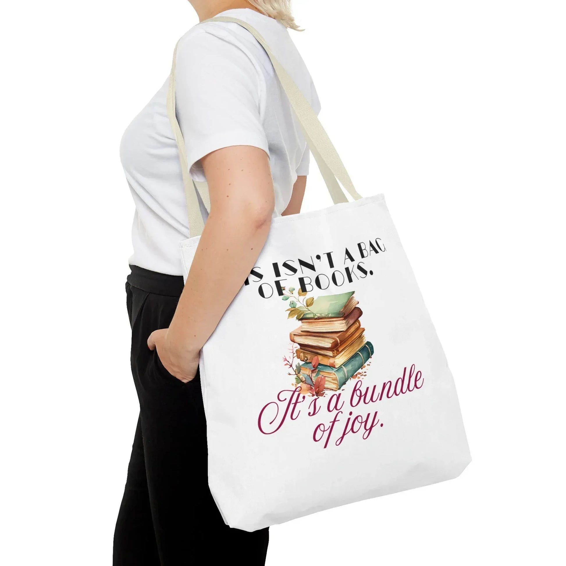 This isn't a Bag of Books - Tote Bag - Cozy Autumn Design - The Dreamer's Bookshop.