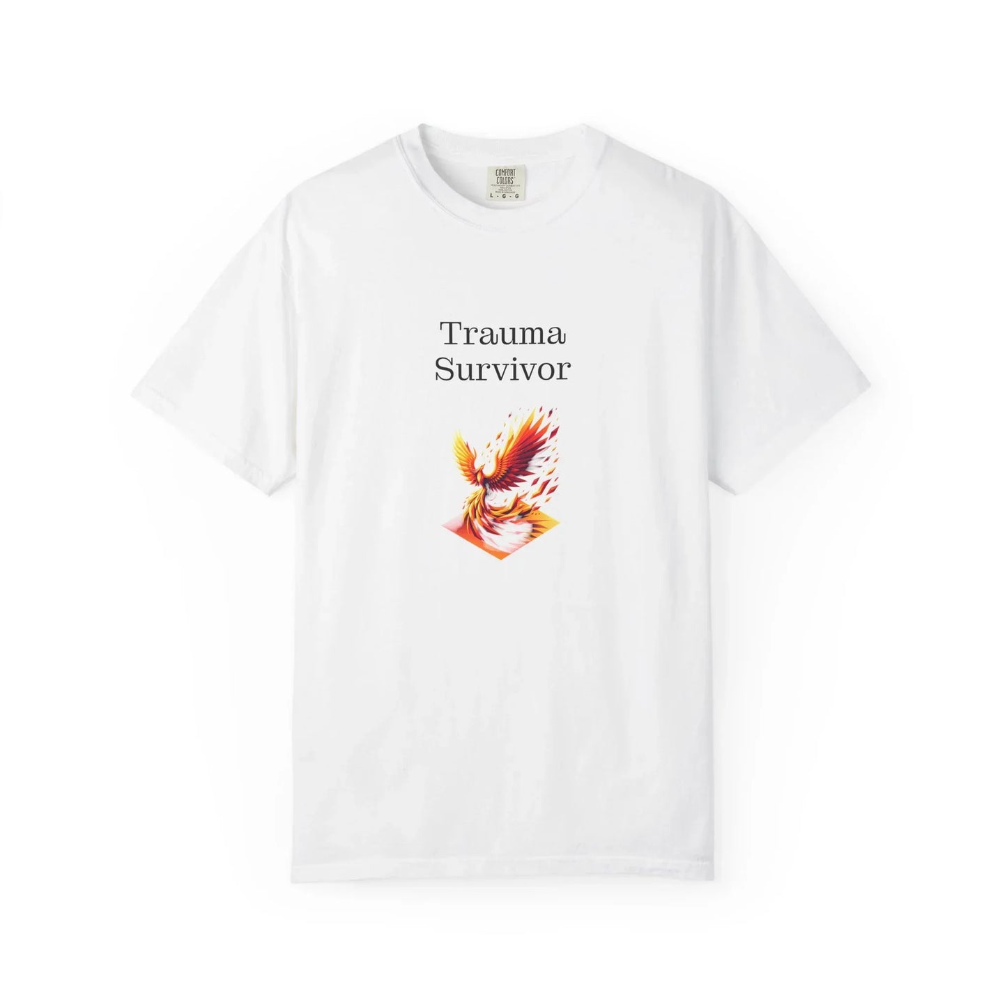Trauma Survivor Unisex Garment-Dyed T-shirt - Inspirational Motivational Tee - The Dreamer's Bookshop.