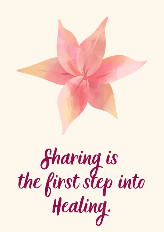 The Dreamer's Bookshop "Sharing" Love Yourself Card - The Dreamer's Bookshop.