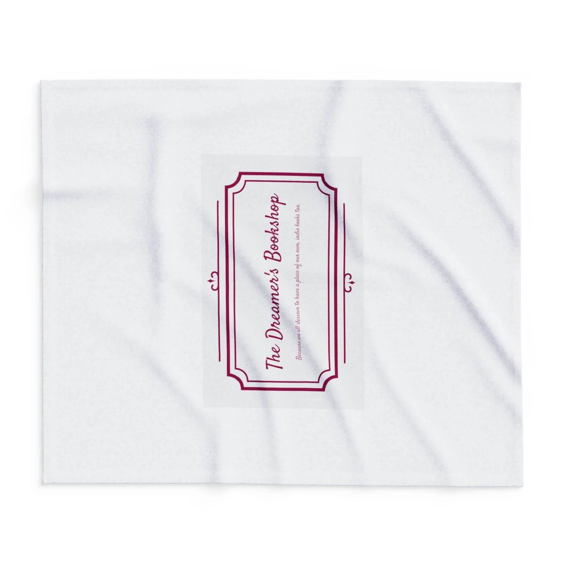 Cozy Arctic Fleece Blanket - The Dreamer's Bookshop Design - The Dreamer's Bookshop.
