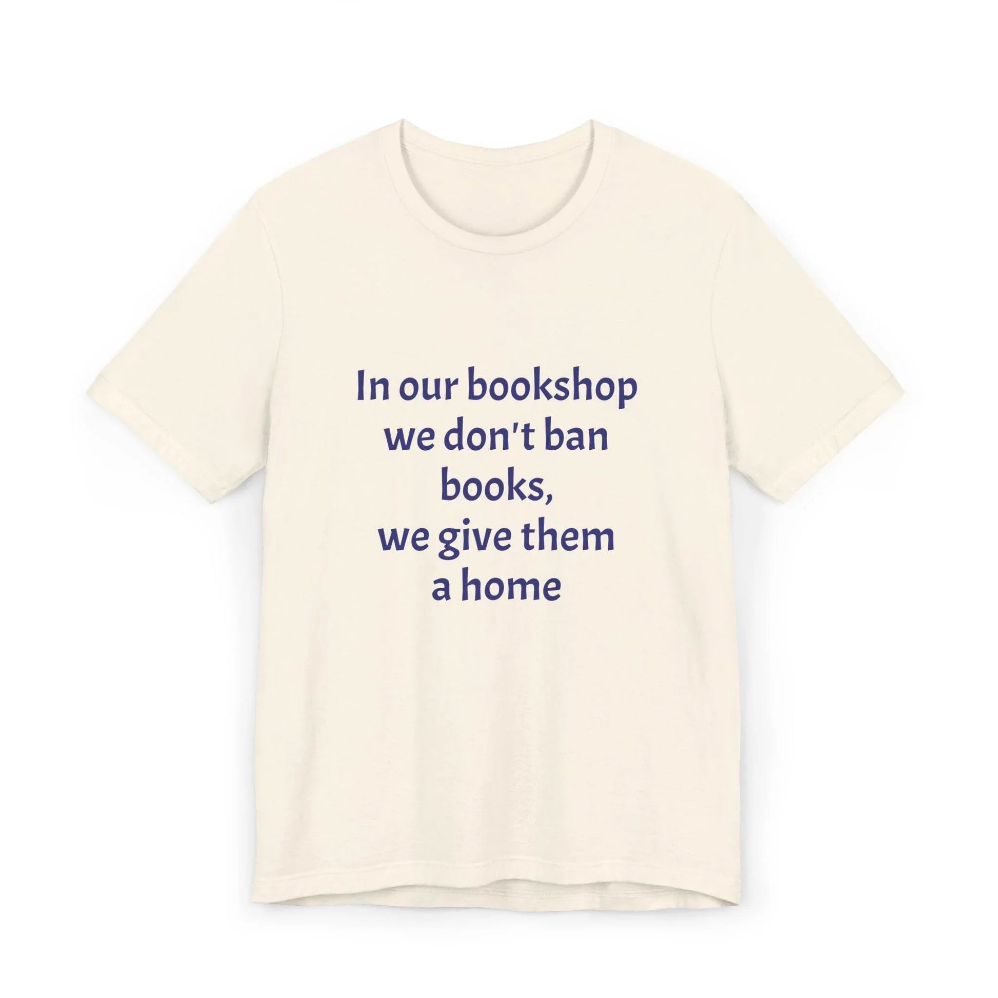 Inspirational Unisex Jersey T-Shirt - In our bookshop Vibe - The Dreamer's Bookshop.