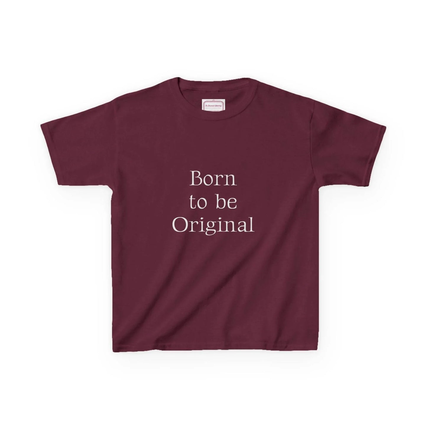 EU - Kids 'Born to be Original' Cotton Tee - Support Young Creators - The Dreamer's Bookshop.