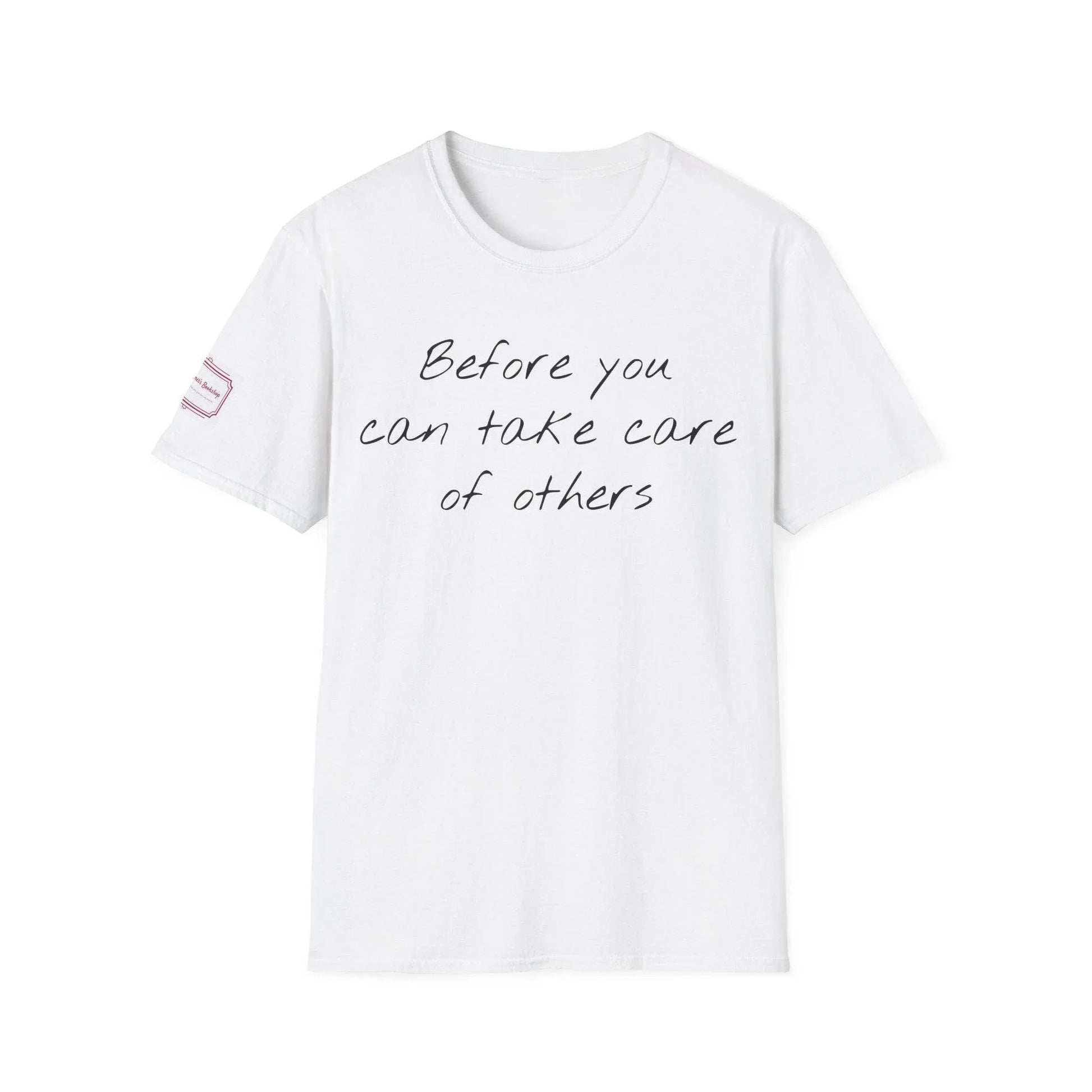 Unisex Softstyle T-Shirt - Take Care Design for Book Lovers - The Dreamer's Bookshop.