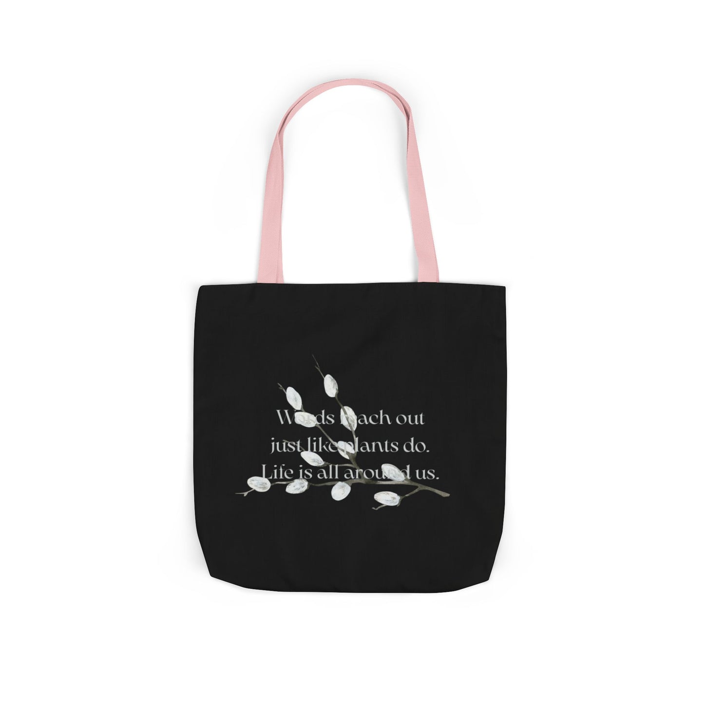 Canvas Tote Bag - "Words Reach Out"