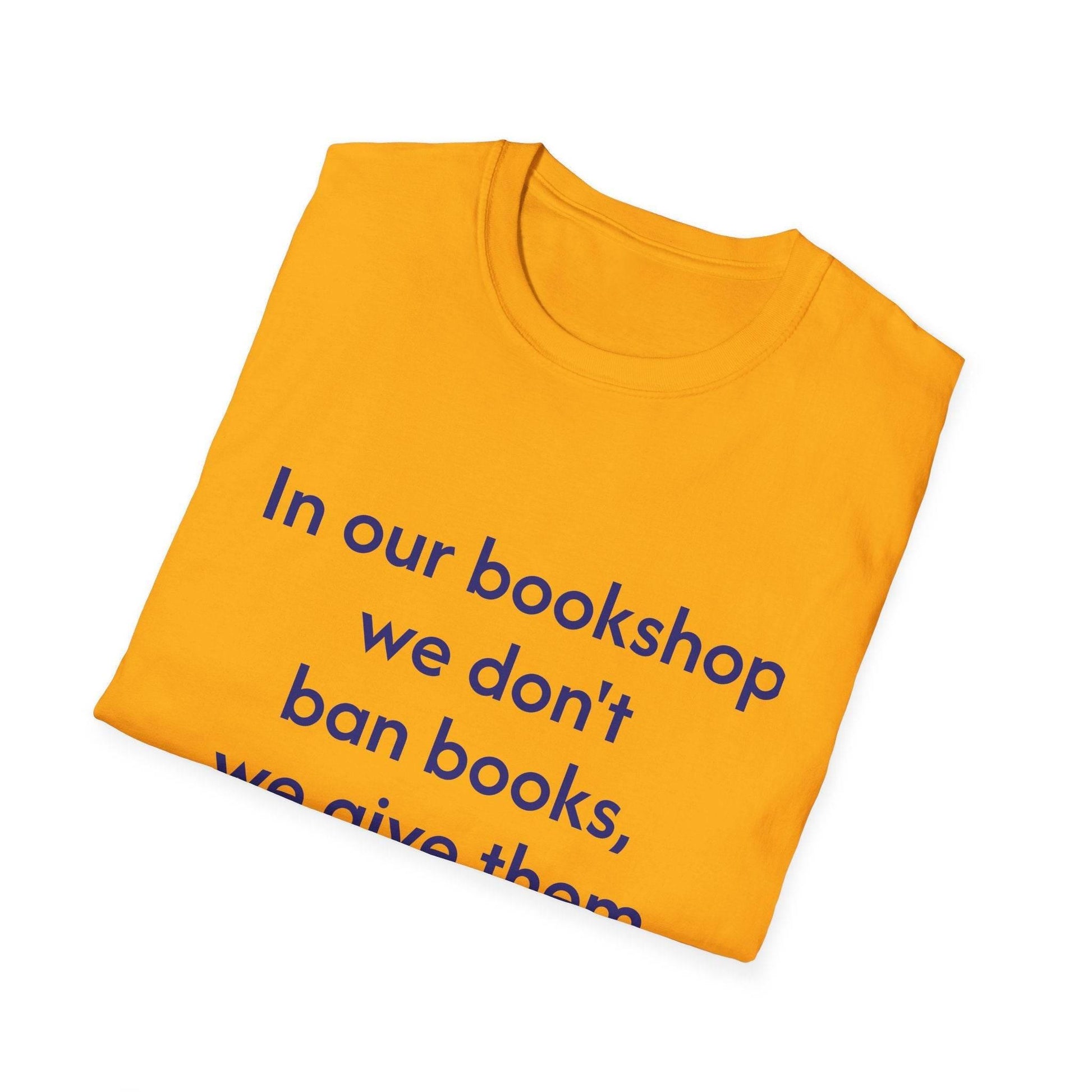 Unisex Softstyle T-Shirt - 'In our bookshop' - The Dreamer's Bookshop.