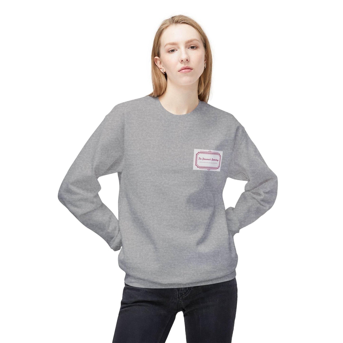 Personalized Unisex Fleece Crewneck Sweatshirt - Ideal Gift for Birthdays & Cozy Days - The Dreamer's Bookshop.