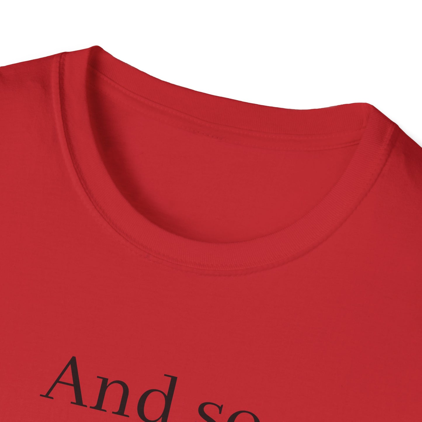 Unisex T-Shirt - Vintage Writing "Story Begins" for Book Lovers