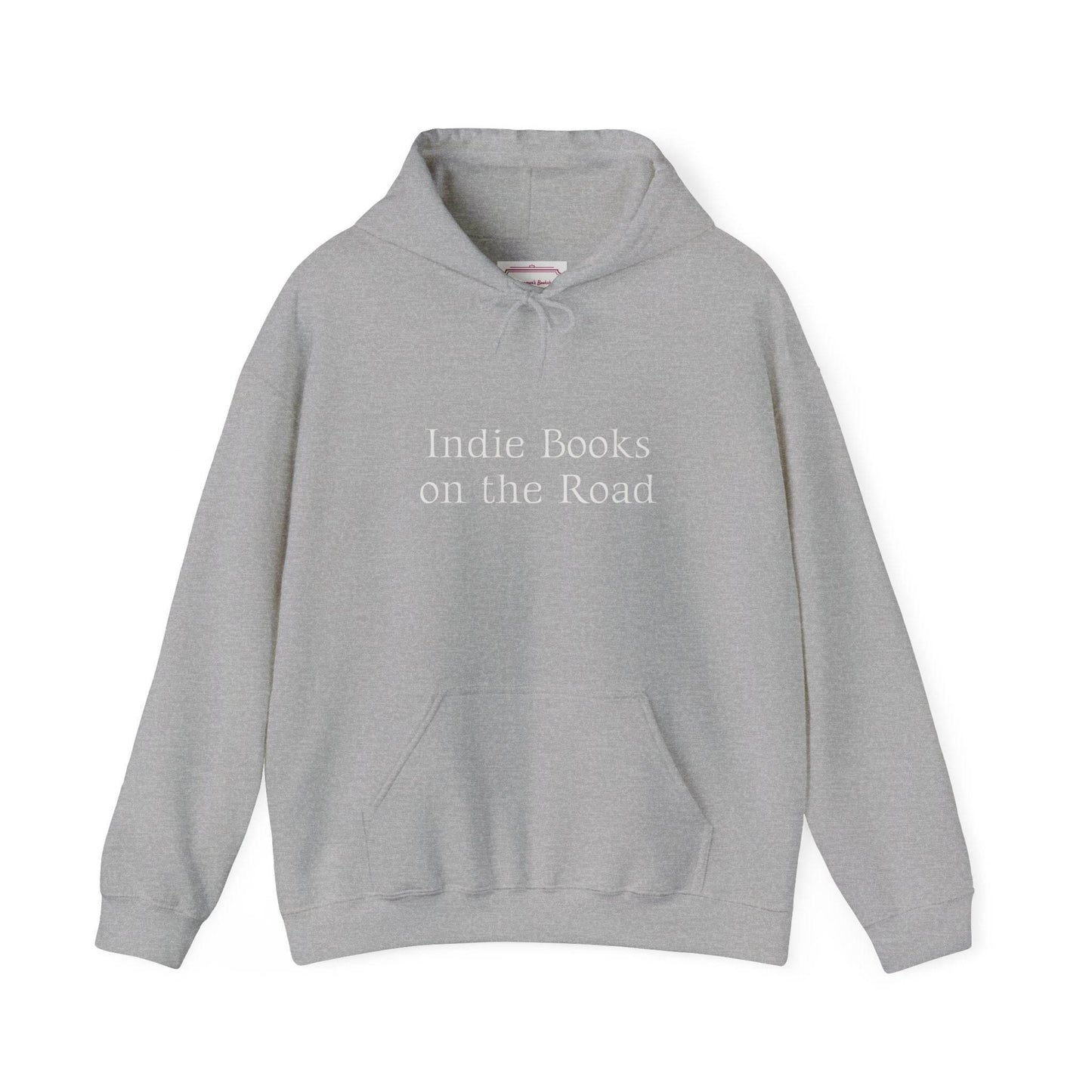 Indie Books on the Road Hooded Sweatshirt - Perfect for Book Lovers - The Dreamer's Bookshop.