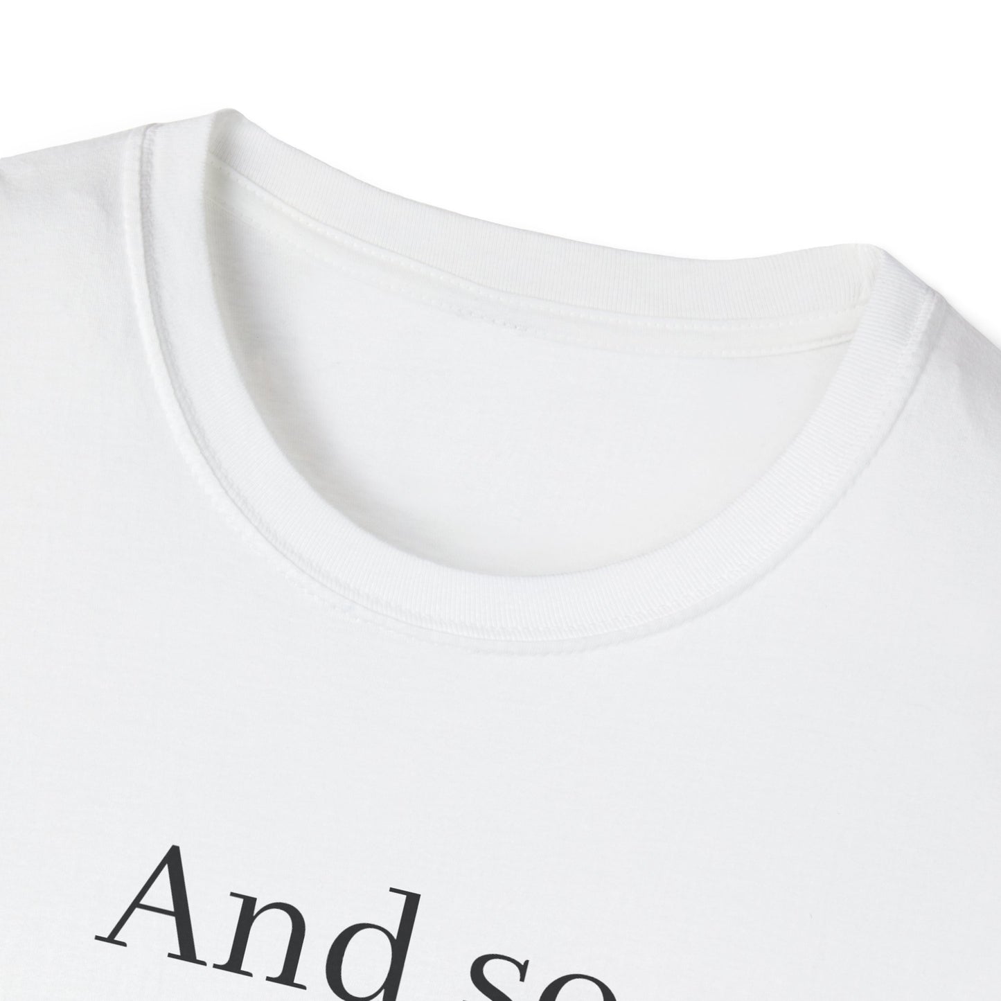 Unisex T-Shirt - Vintage Writing "Story Begins" for Book Lovers