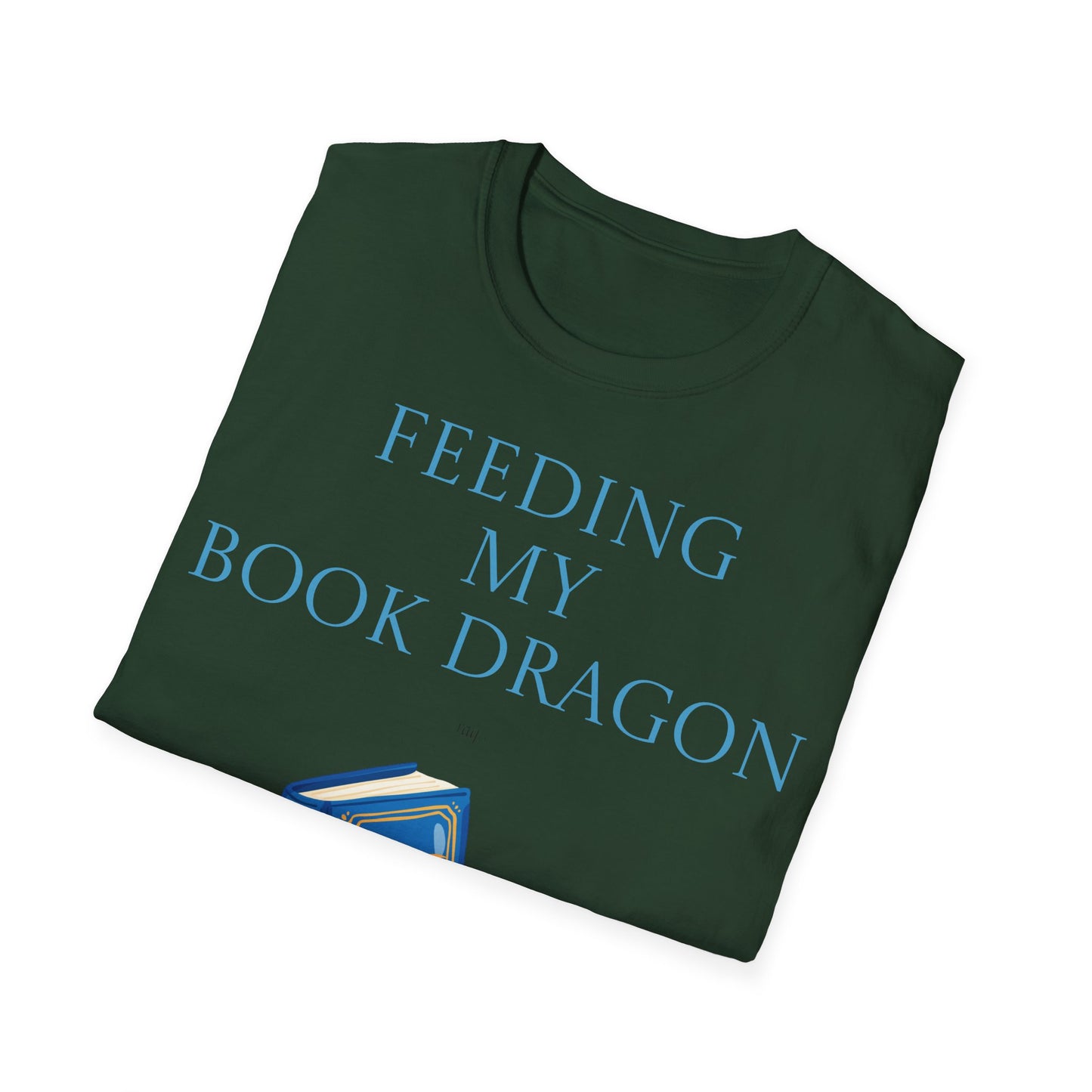 Unisex -Inspired T-Shirt - "Book Dragon" - Perfect for Book Lovers
