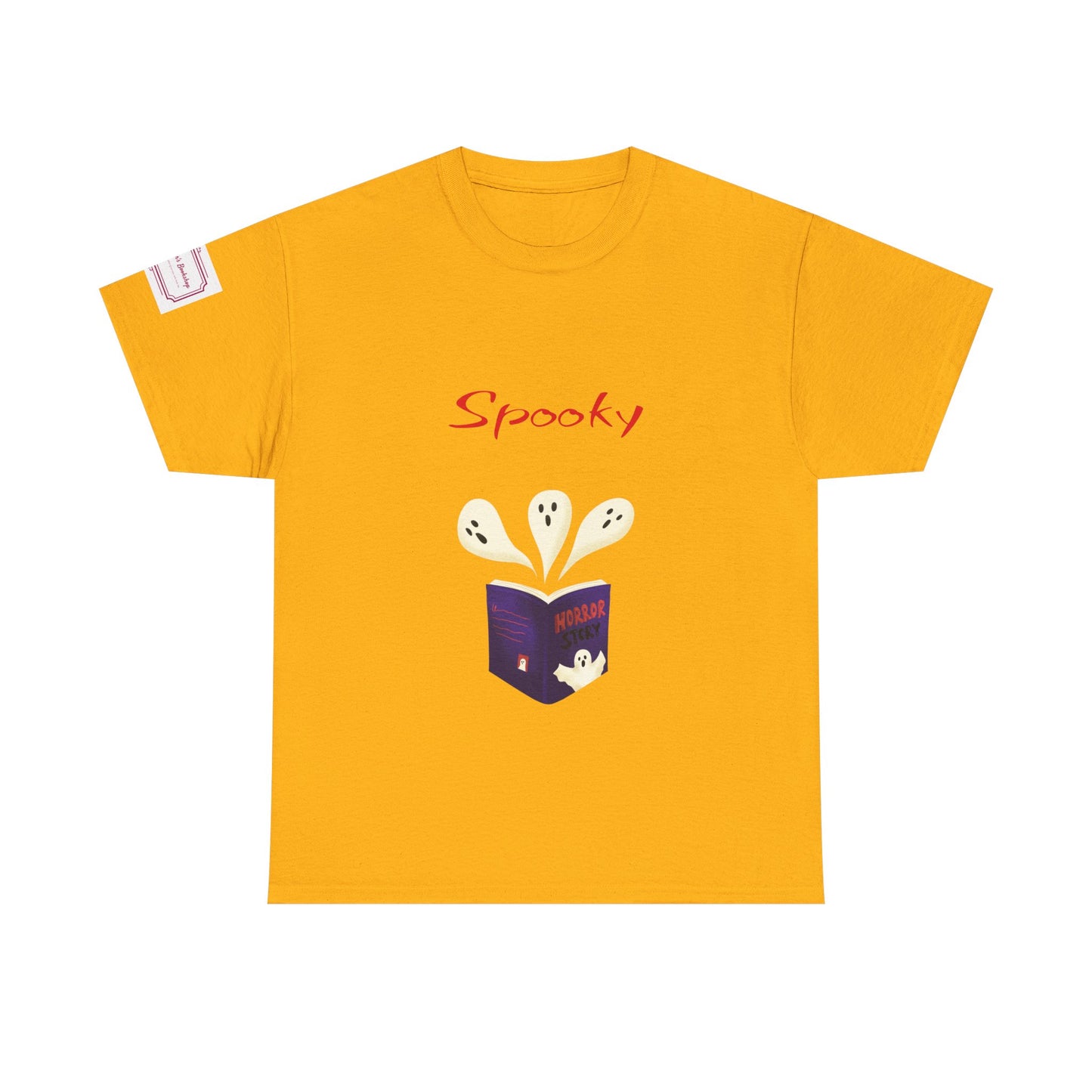 EU - Fiction - Unisex Heavy Cotton Tee - Spooky Books